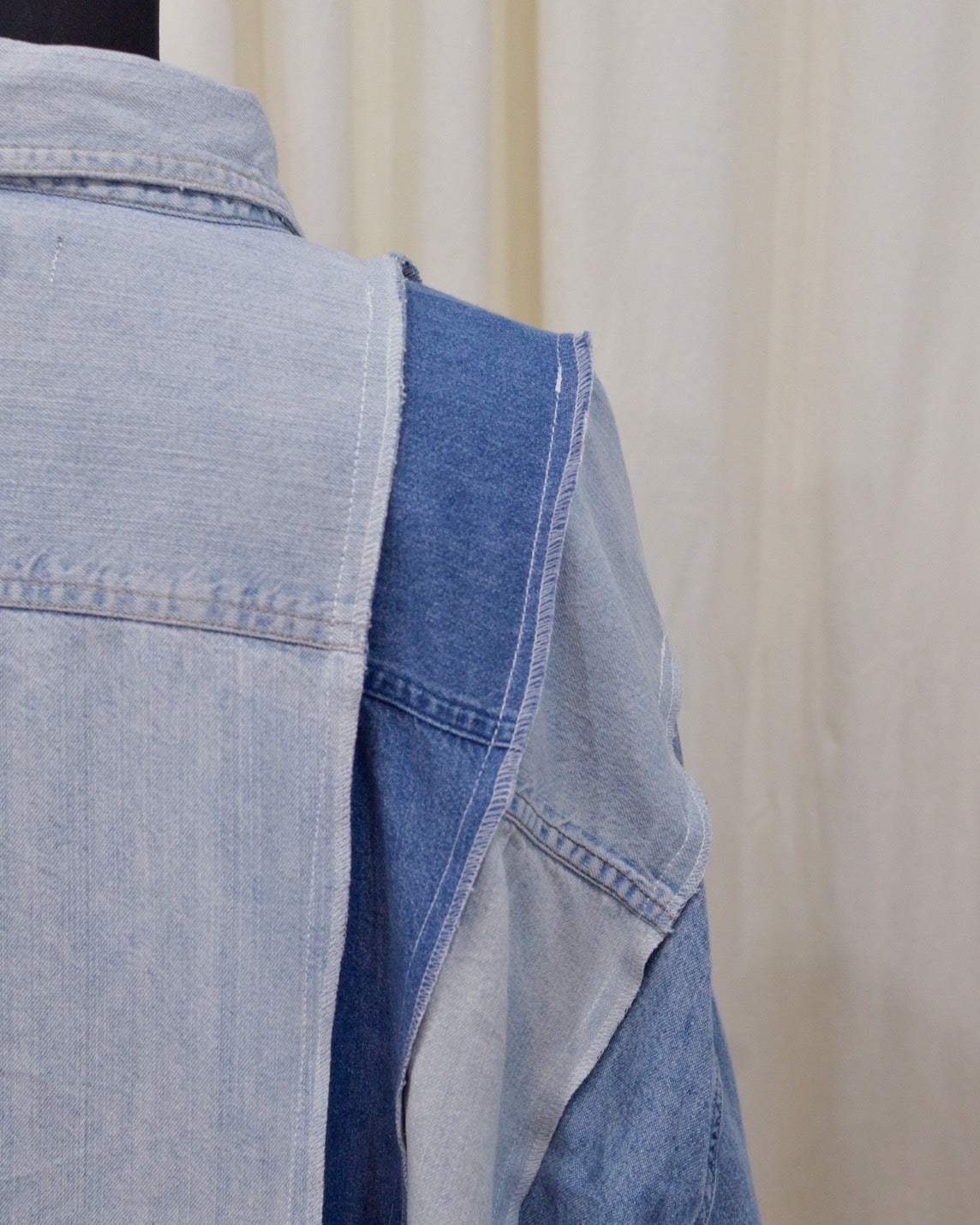 RE-042 / rebuild denim shirt 【A】