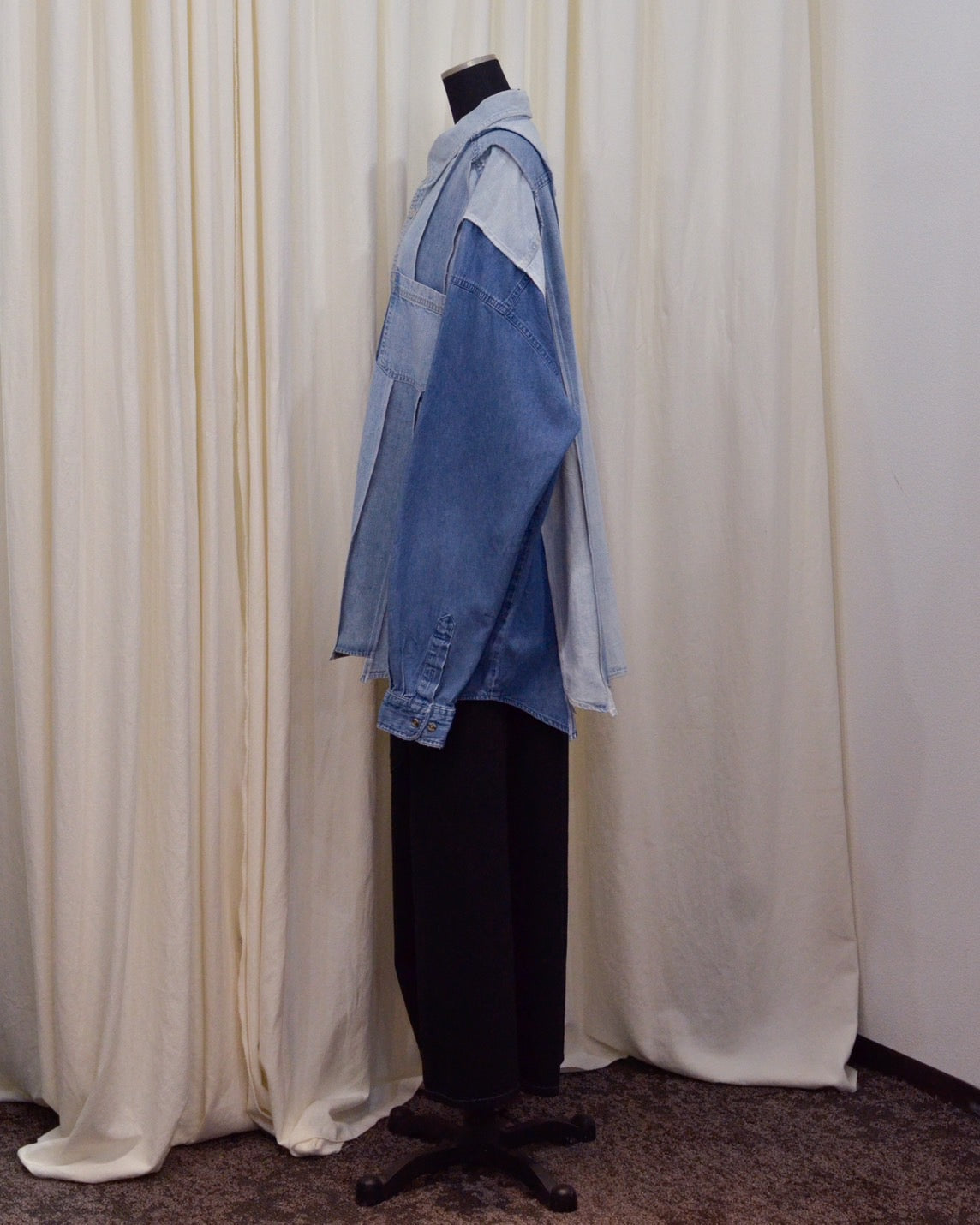 RE-042 / rebuild denim shirt 【A】