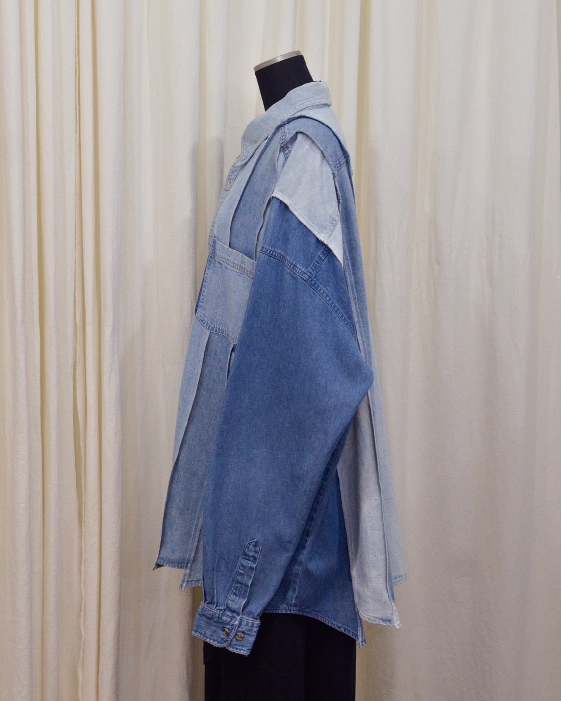 RE-042 / rebuild denim shirt 【A】