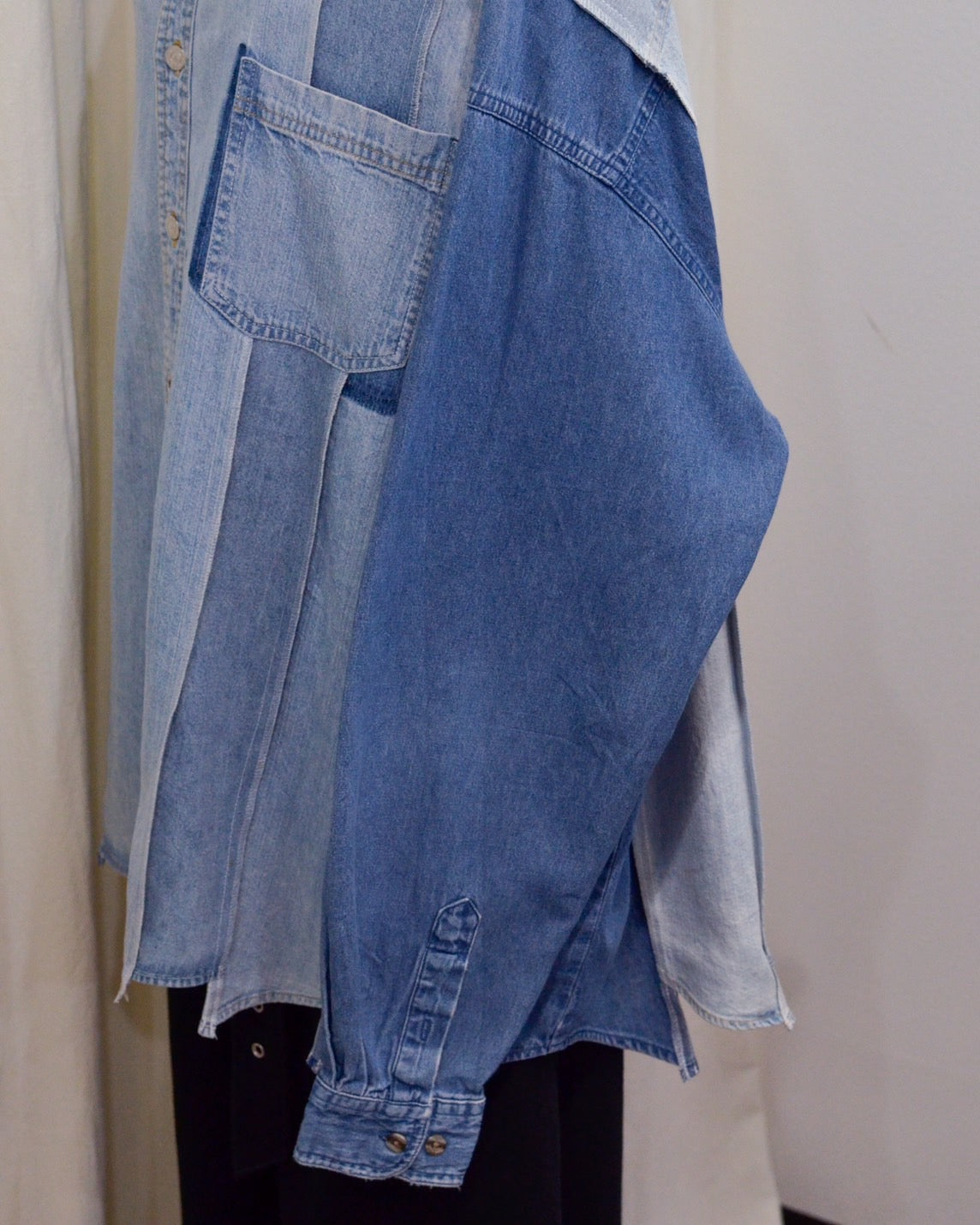 RE-042 / rebuild denim shirt 【A】