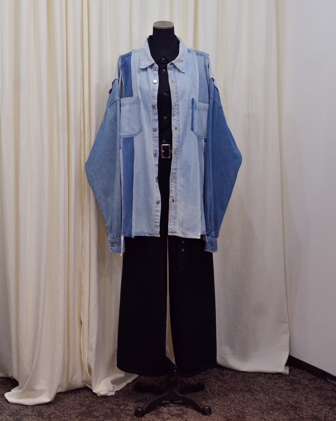 RE-042 / rebuild denim shirt 【A】