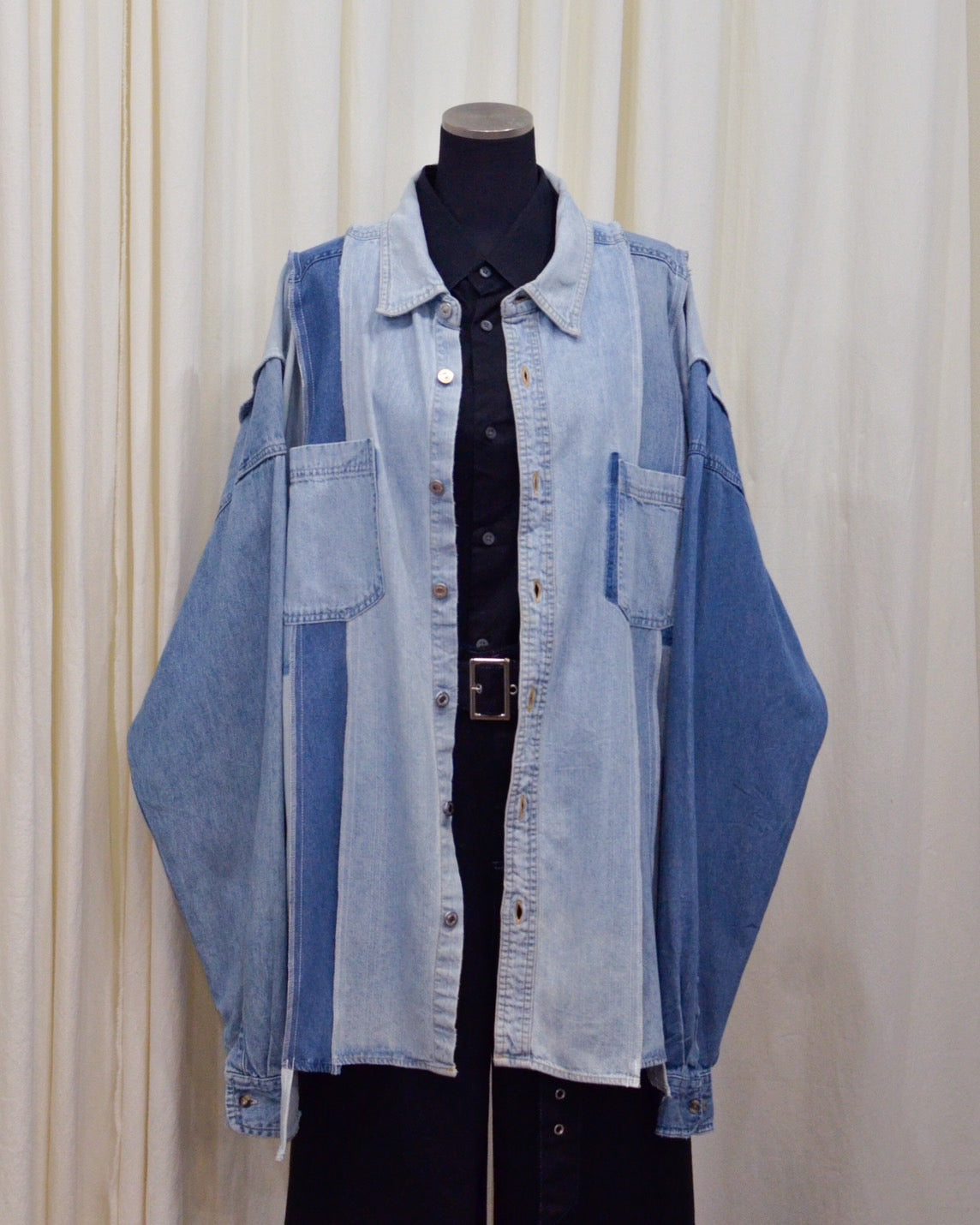 RE-042 / rebuild denim shirt 【A】