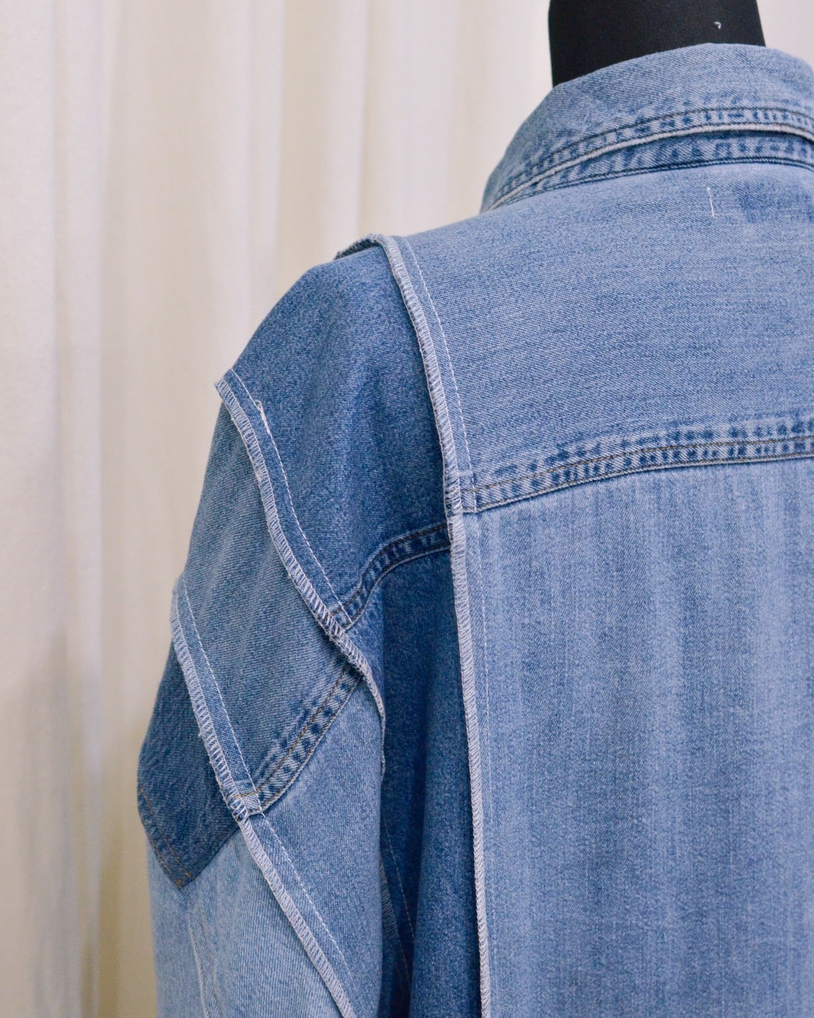 RE-042 / rebuild denim shirt 【B】