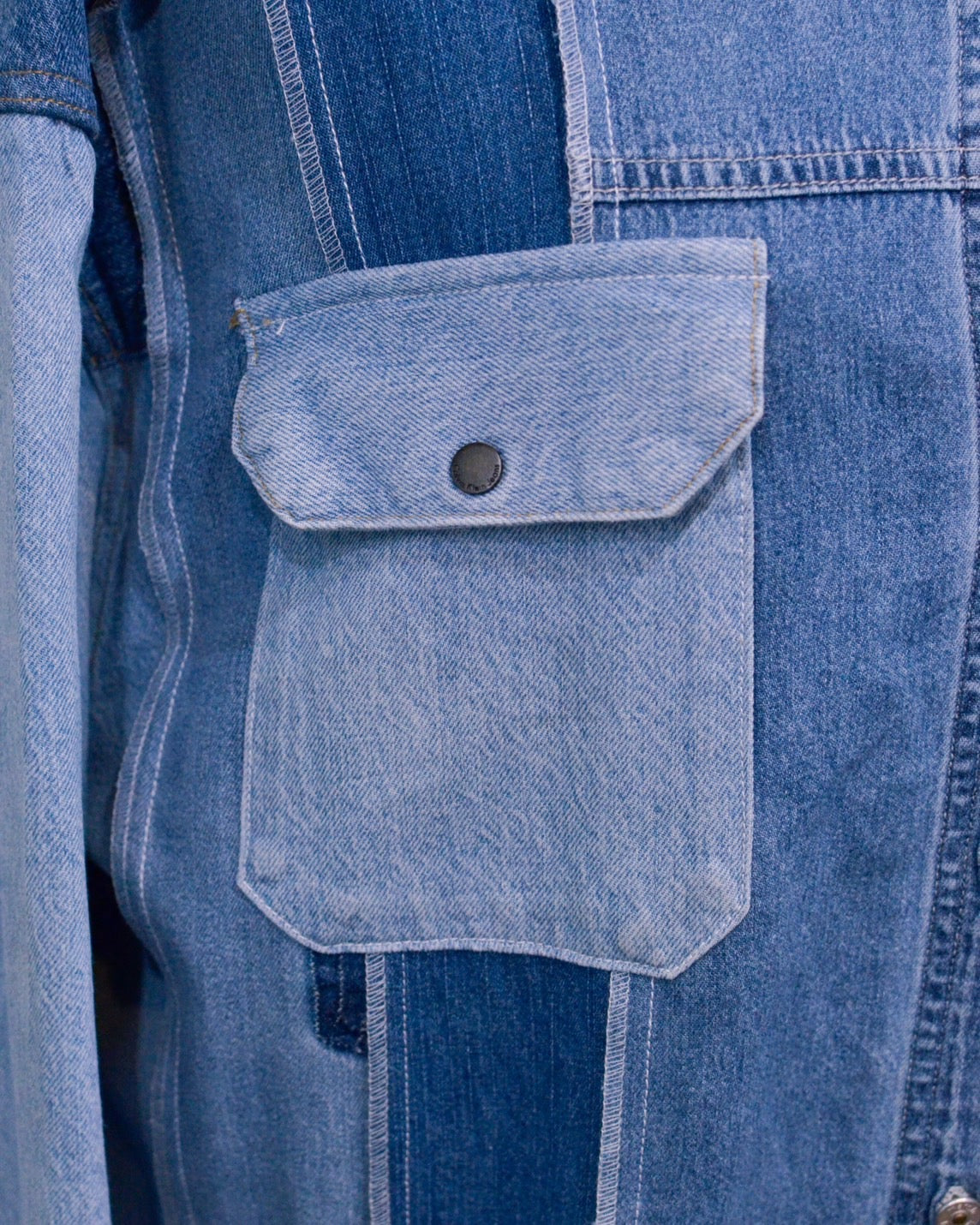 RE-042 / rebuild denim shirt 【C】