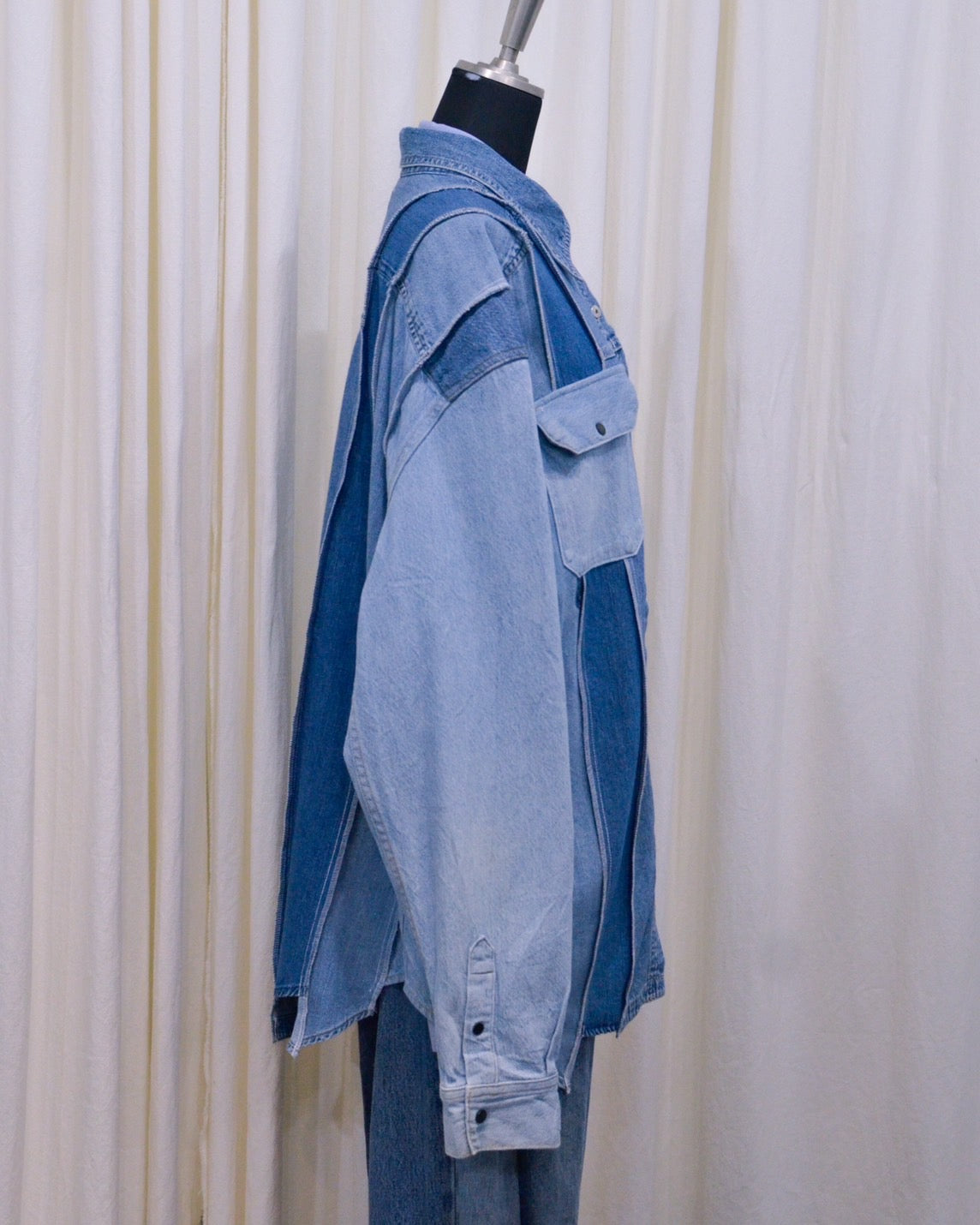 RE-042 / rebuild denim shirt 【C】