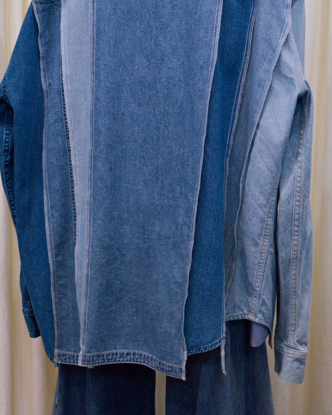 RE-042 / rebuild denim shirt 【C】