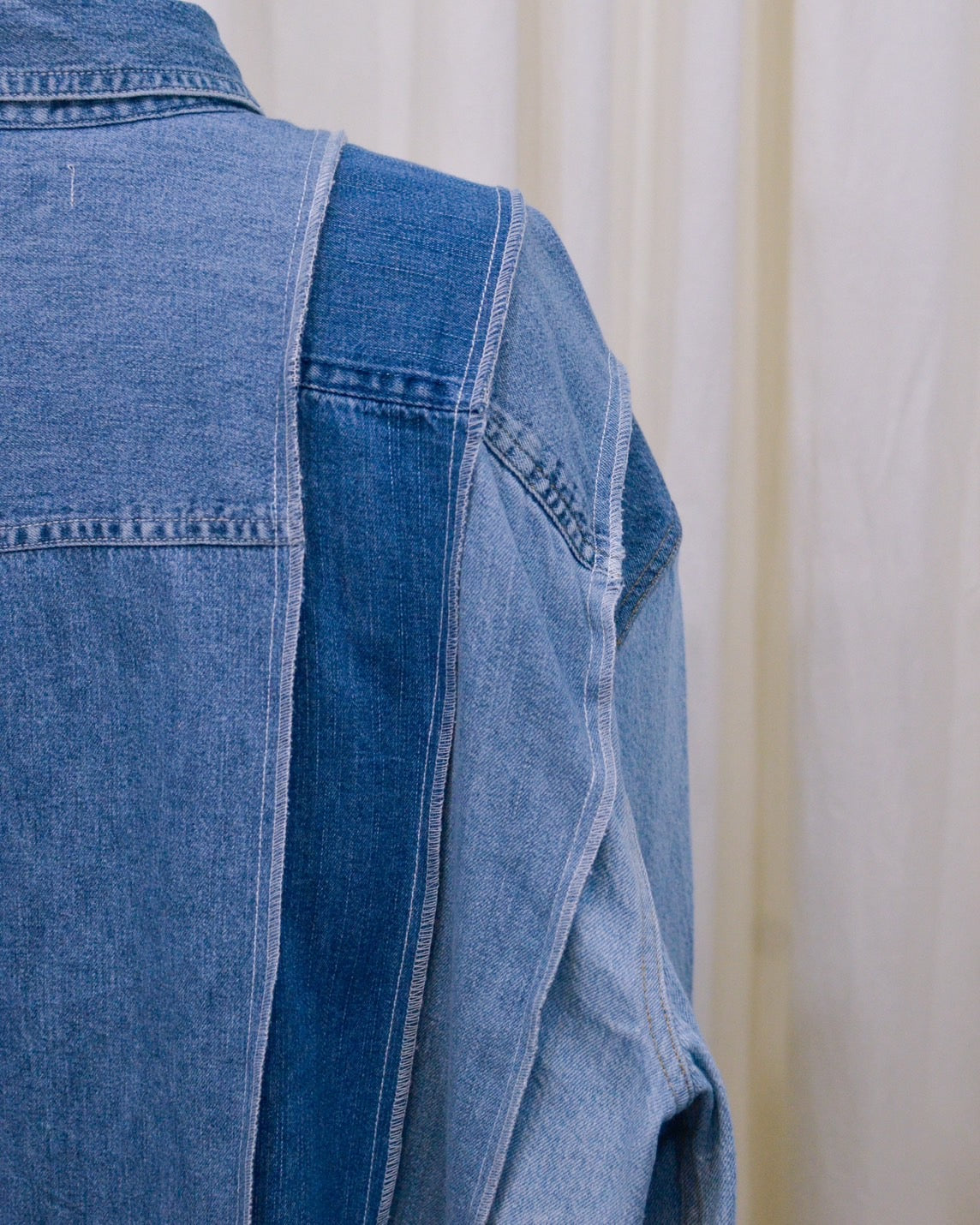RE-042 / rebuild denim shirt 【C】