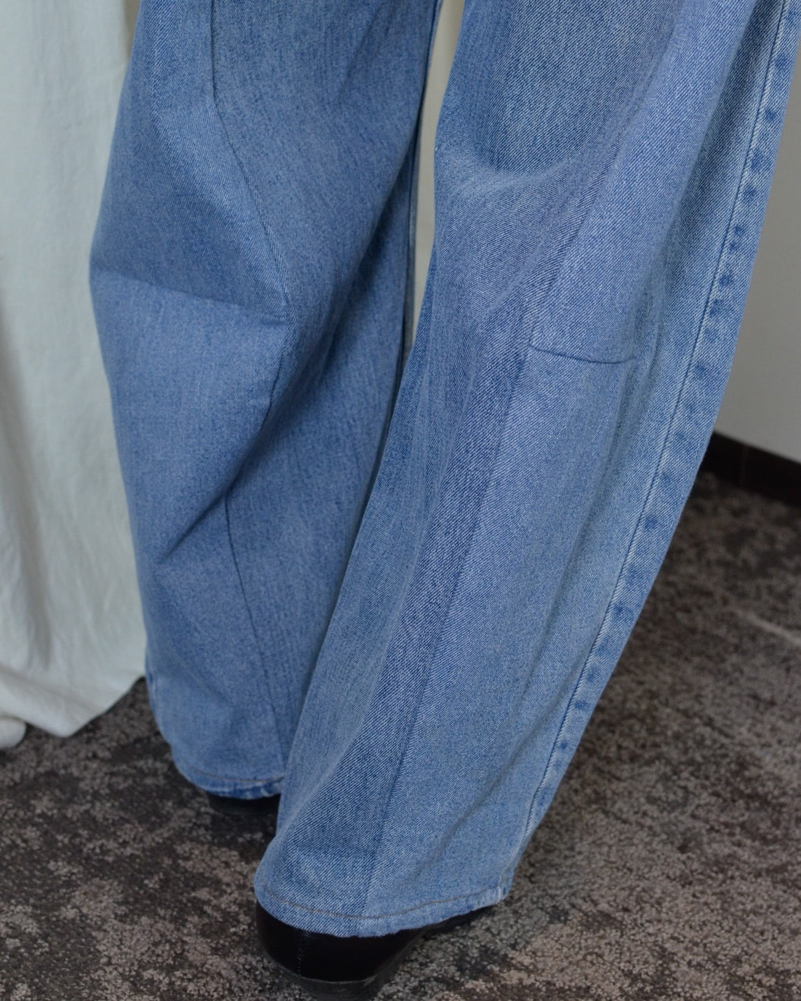 RE-010-10 / curve buggy denim 【A】