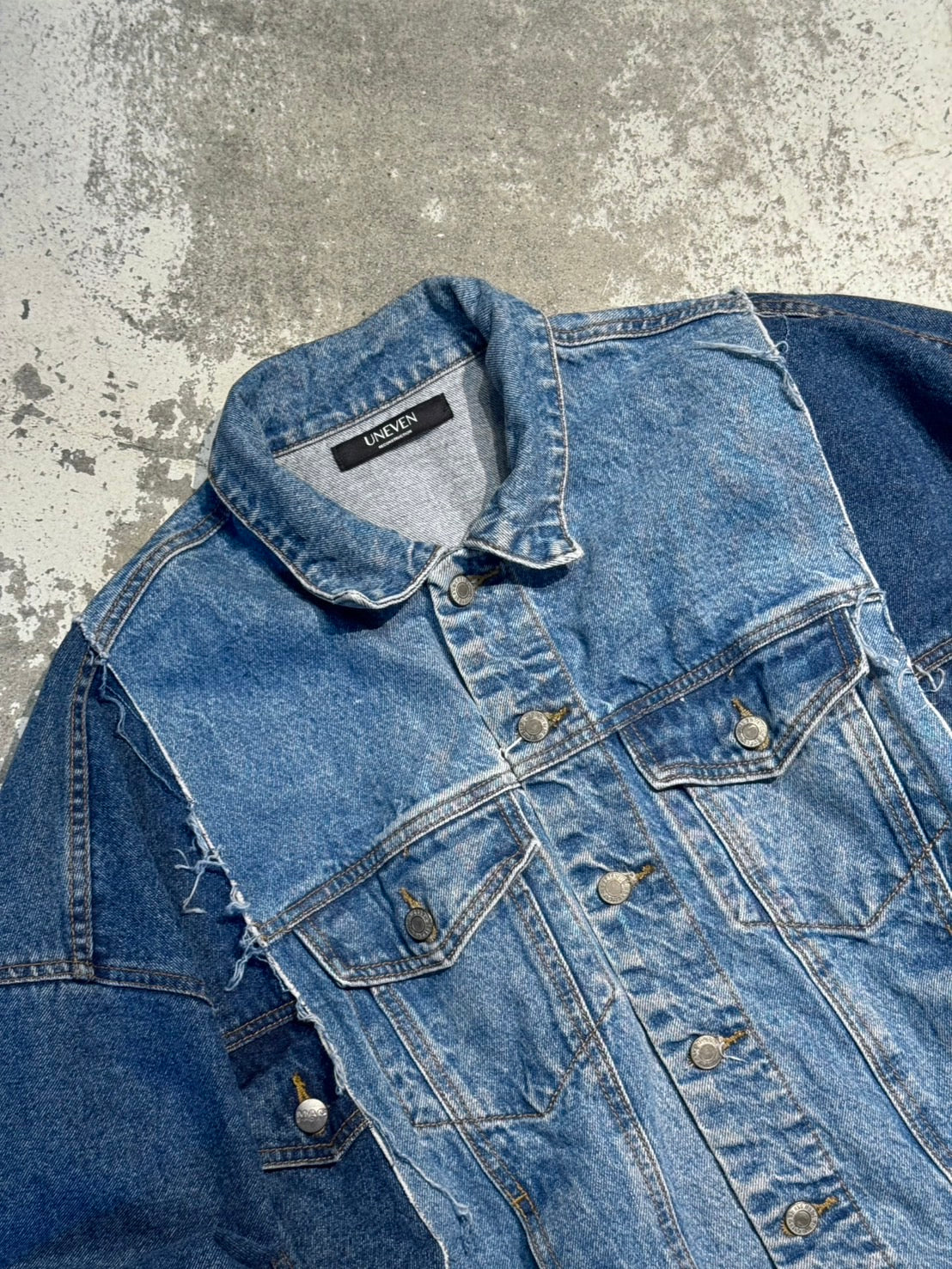 RE-030-03 / rebuild kimono denim jacket【A】