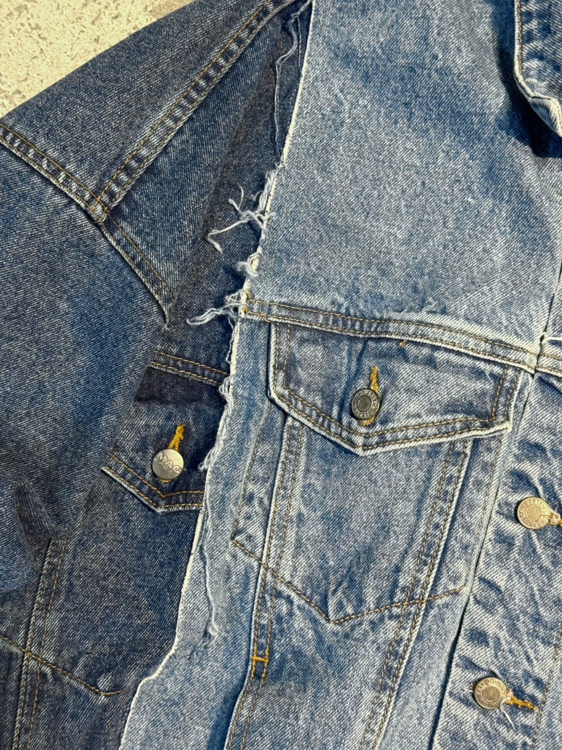 RE-030-03 / rebuild kimono denim jacket【A】