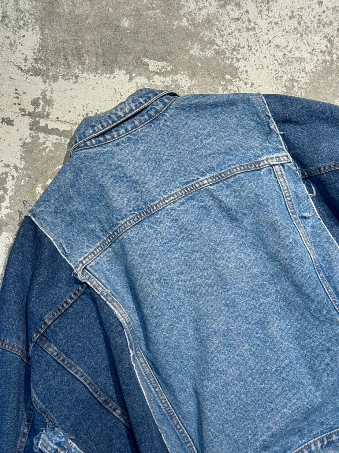 RE-030-03 / rebuild kimono denim jacket【A】