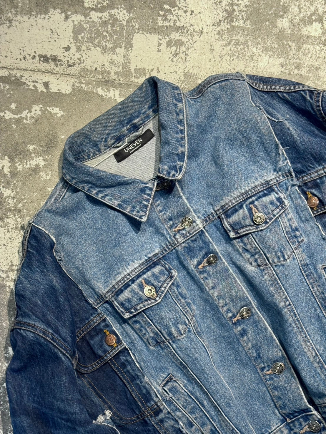 RE-030-03 / rebuild kimono denim jacket 【B】