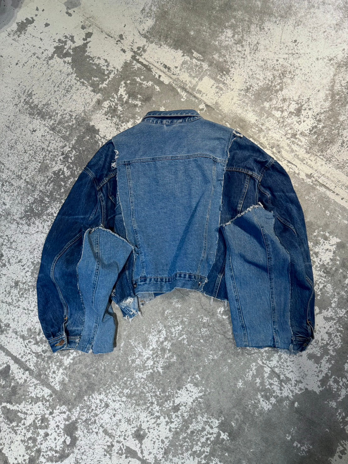 RE-030-03 / rebuild kimono denim jacket 【B】