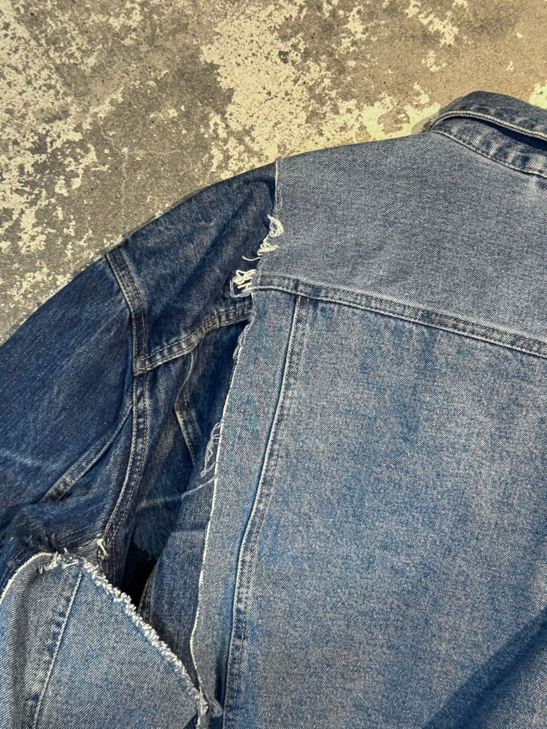 RE-030-03 / rebuild kimono denim jacket 【B】