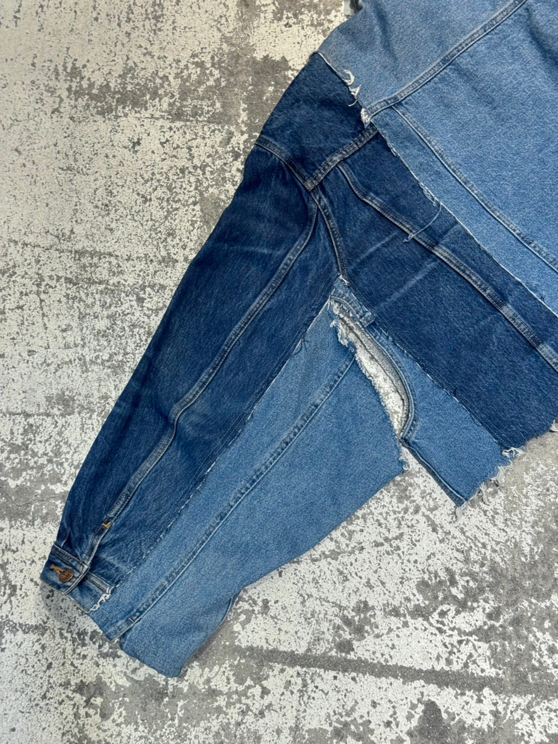 RE-030-03 / rebuild kimono denim jacket 【B】