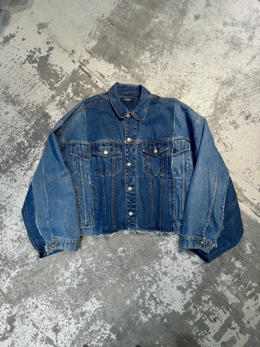 RE-030-03 / rebuild kimono denim jacket【C】