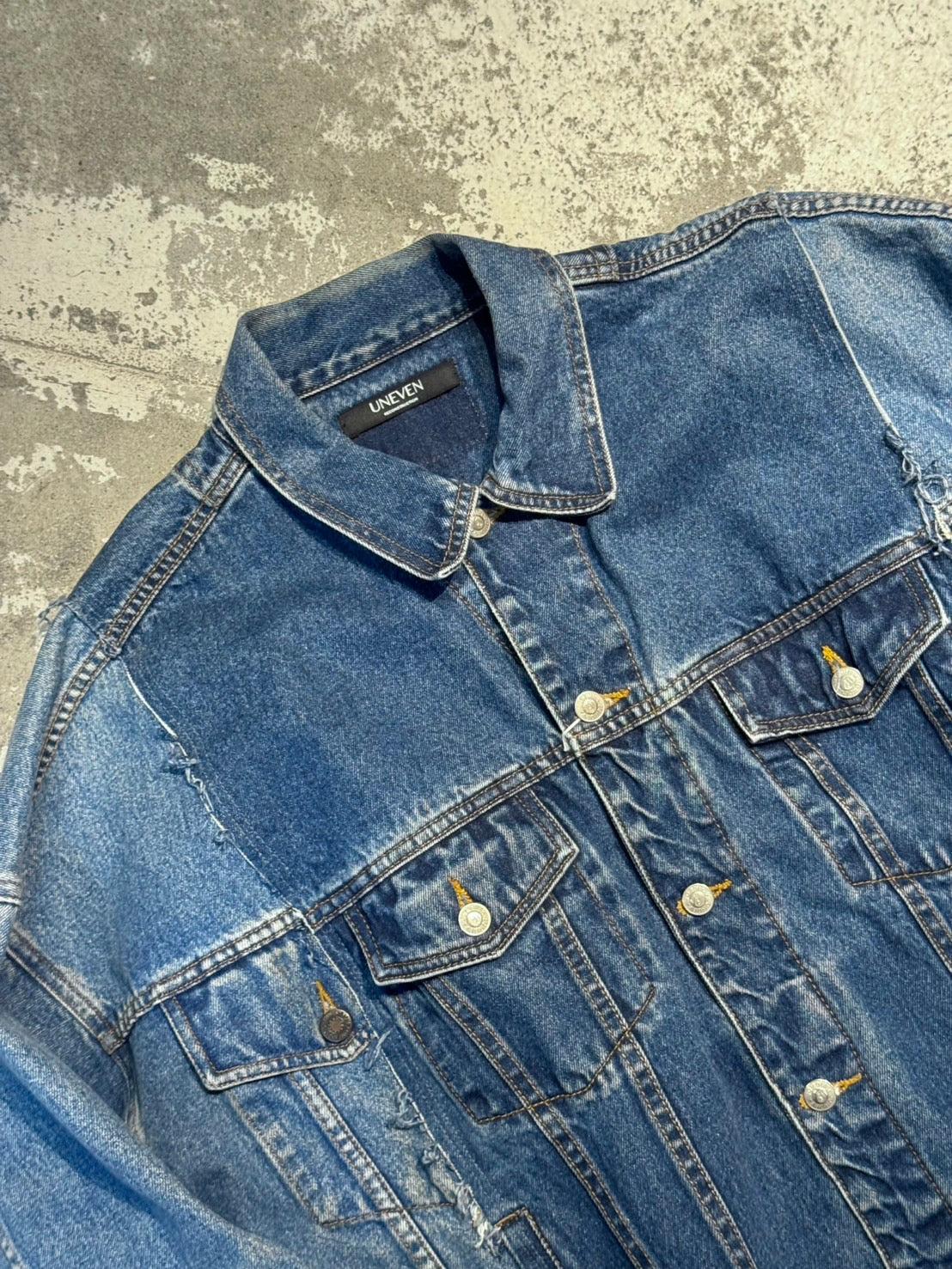 RE-030-03 / rebuild kimono denim jacket【C】