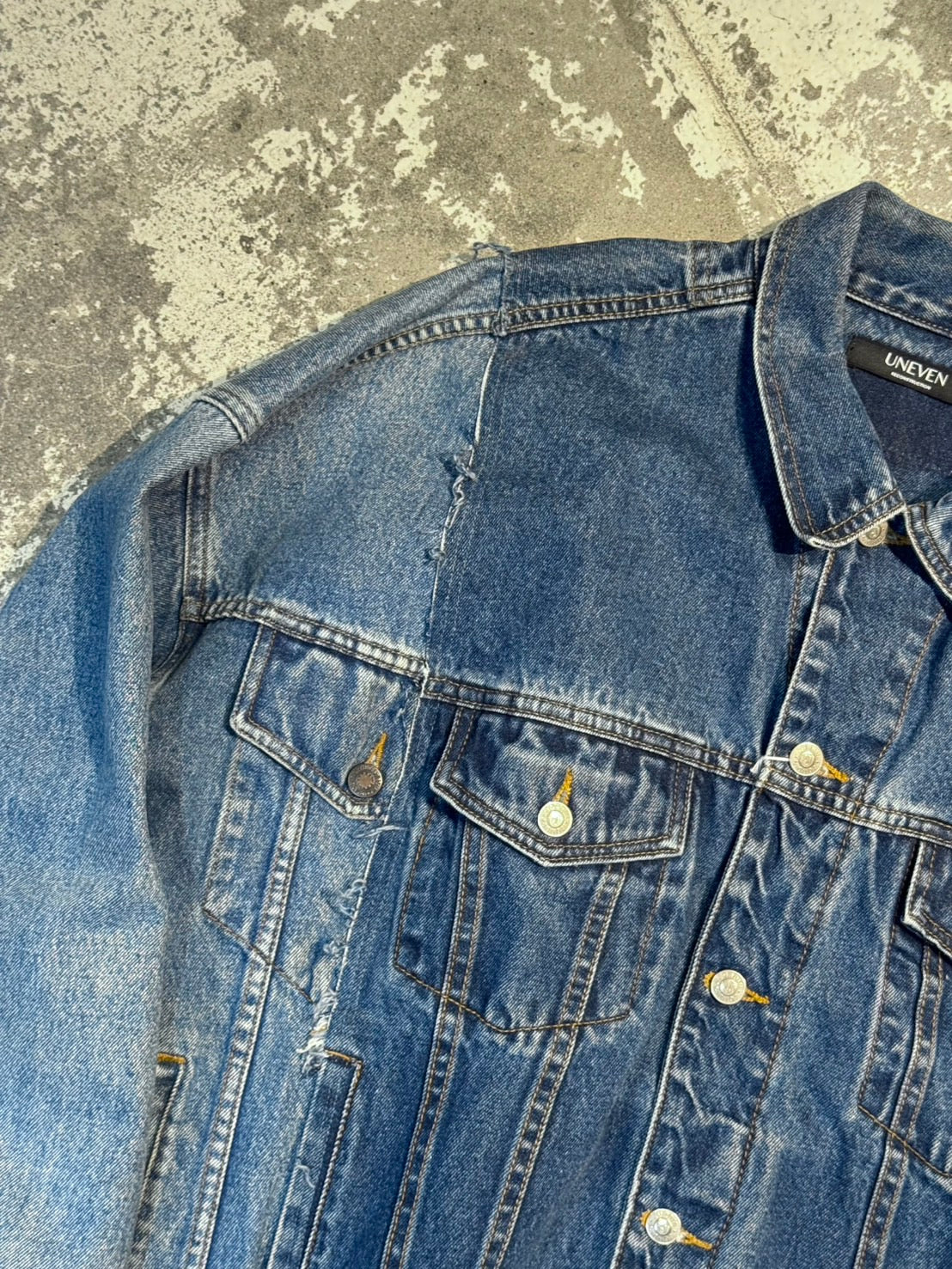 RE-030-03 / rebuild kimono denim jacket【C】