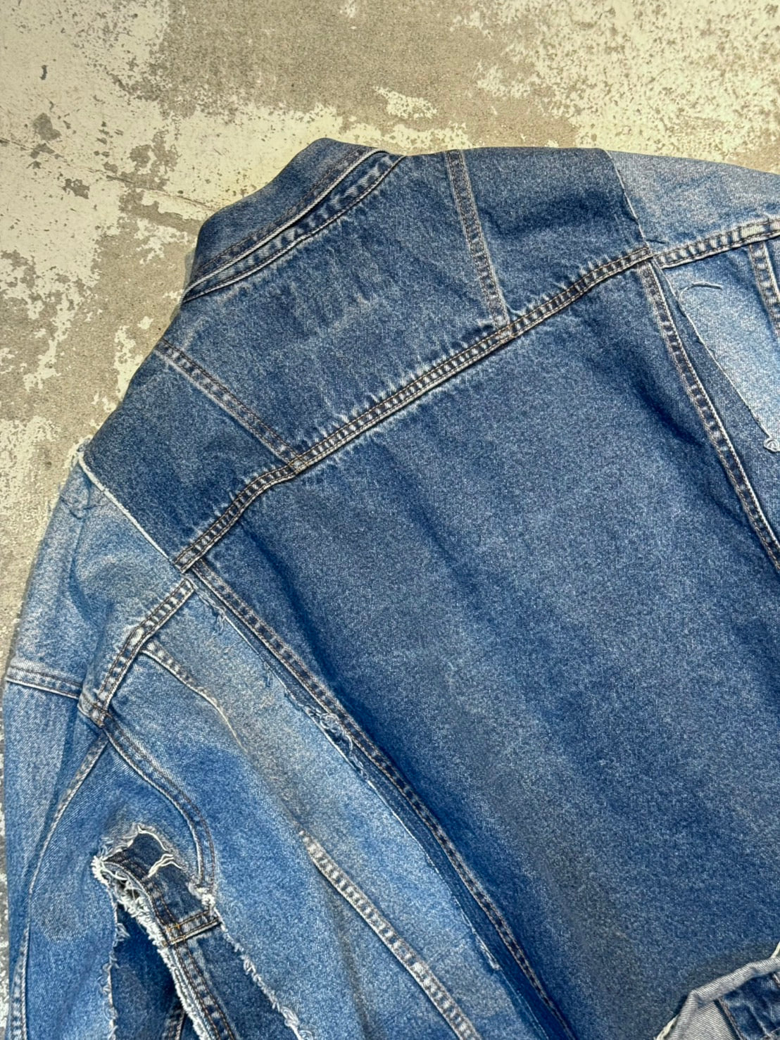 RE-030-03 / rebuild kimono denim jacket【C】