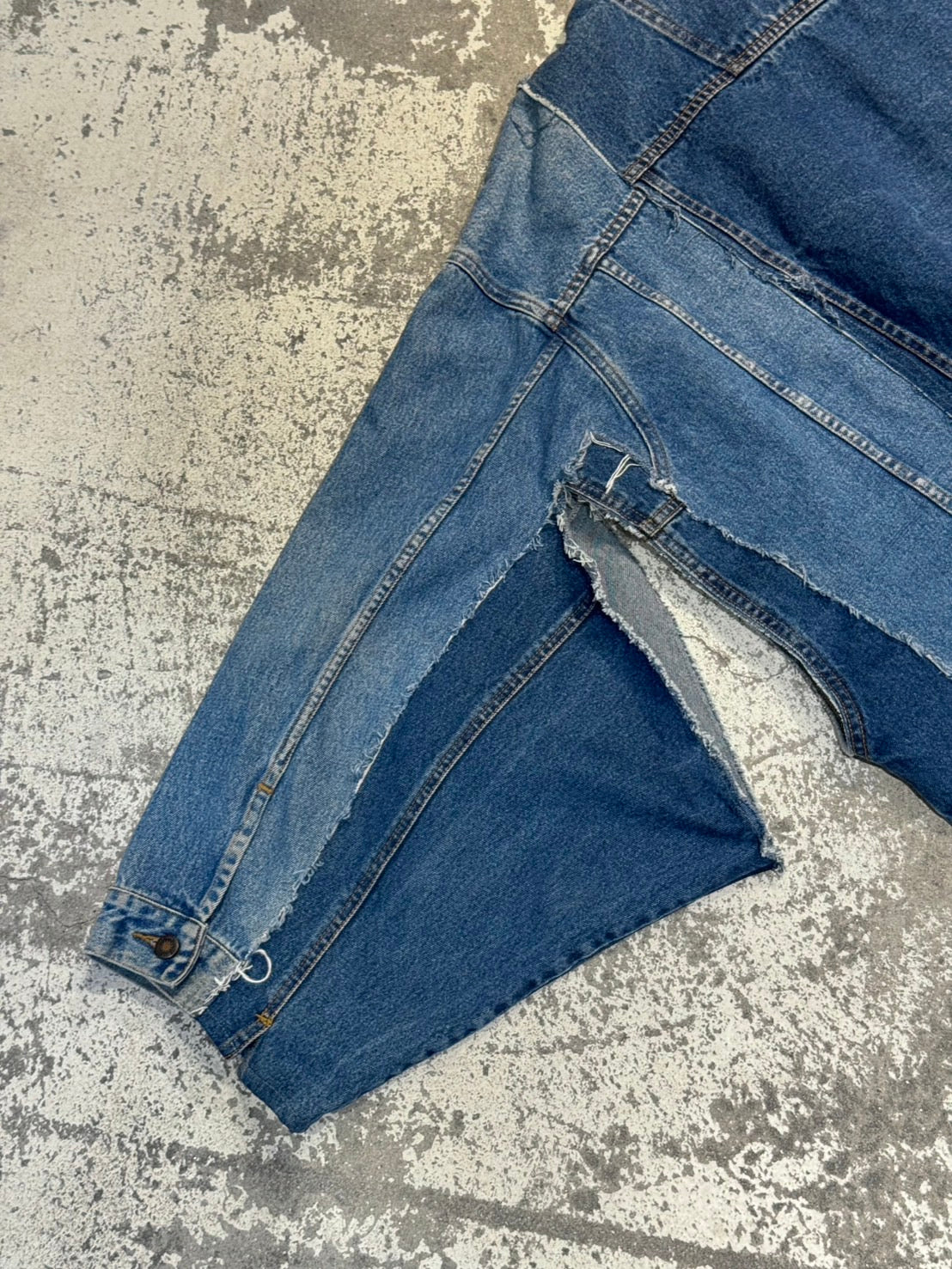 RE-030-03 / rebuild kimono denim jacket【C】
