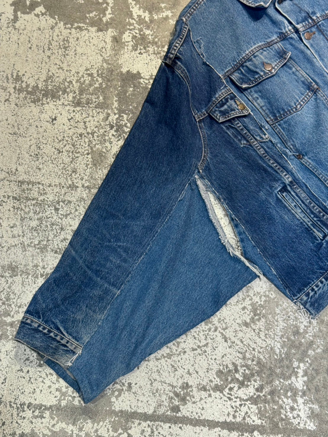 RE-030-03 / rebuild kimono denim jacket 【D】