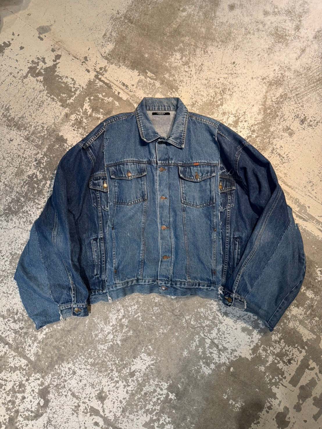 RE-030-03 / rebuild kimono denim jacket 【D】
