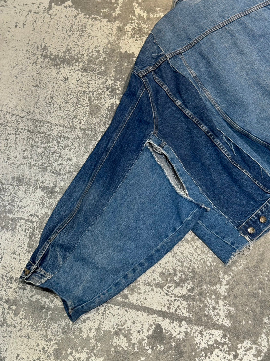 RE-030-03 / rebuild kimono denim jacket 【D】