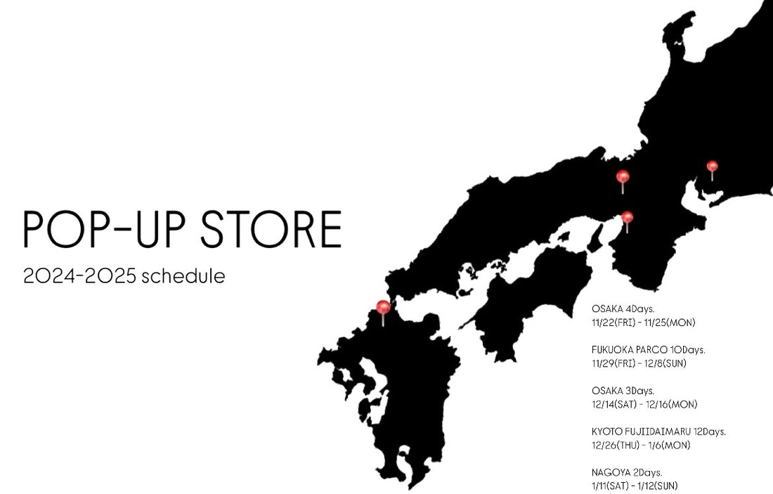 POP-UP STORE SCHEDULE📅