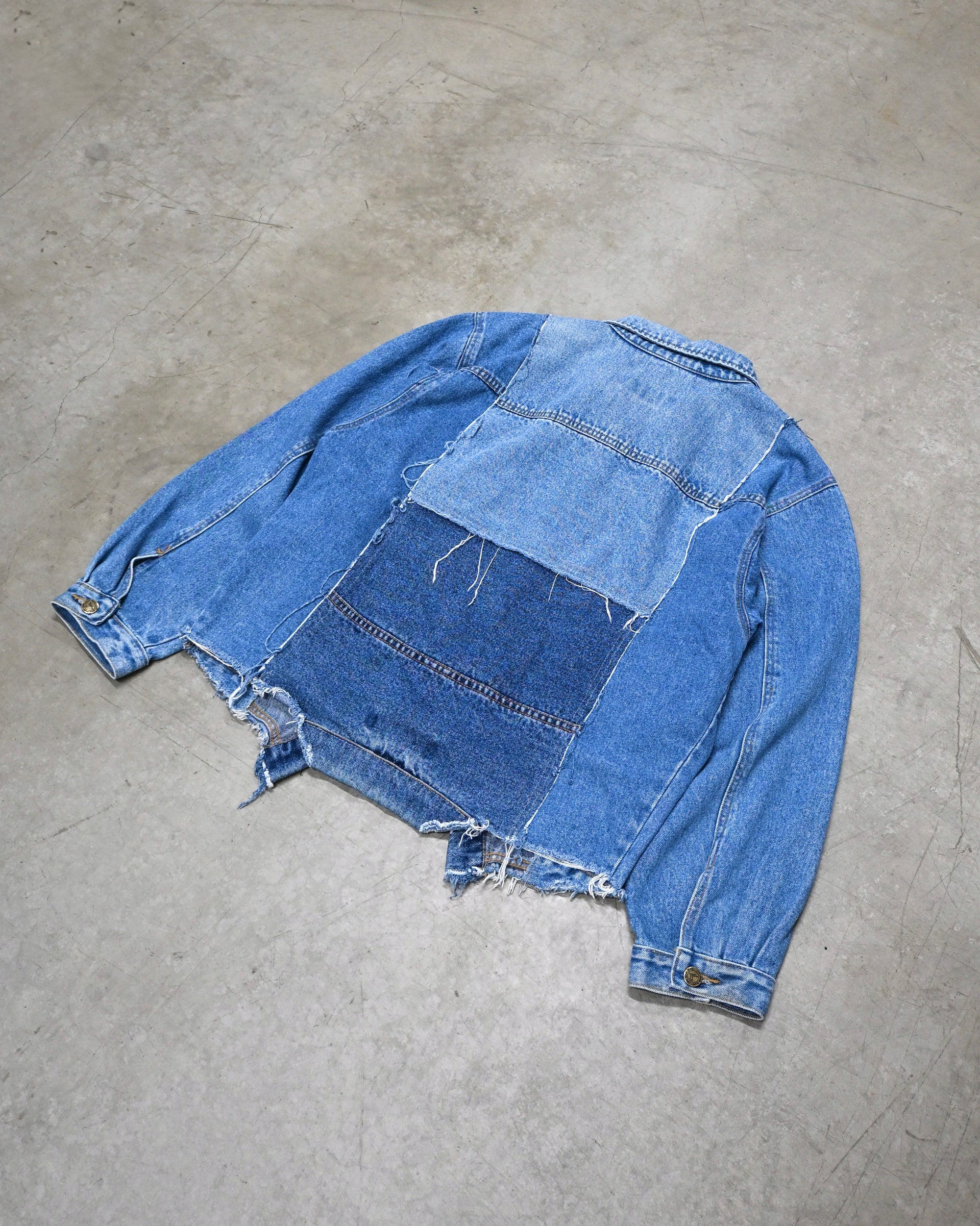 ID26-041-F / mirrored denim jacket【B】