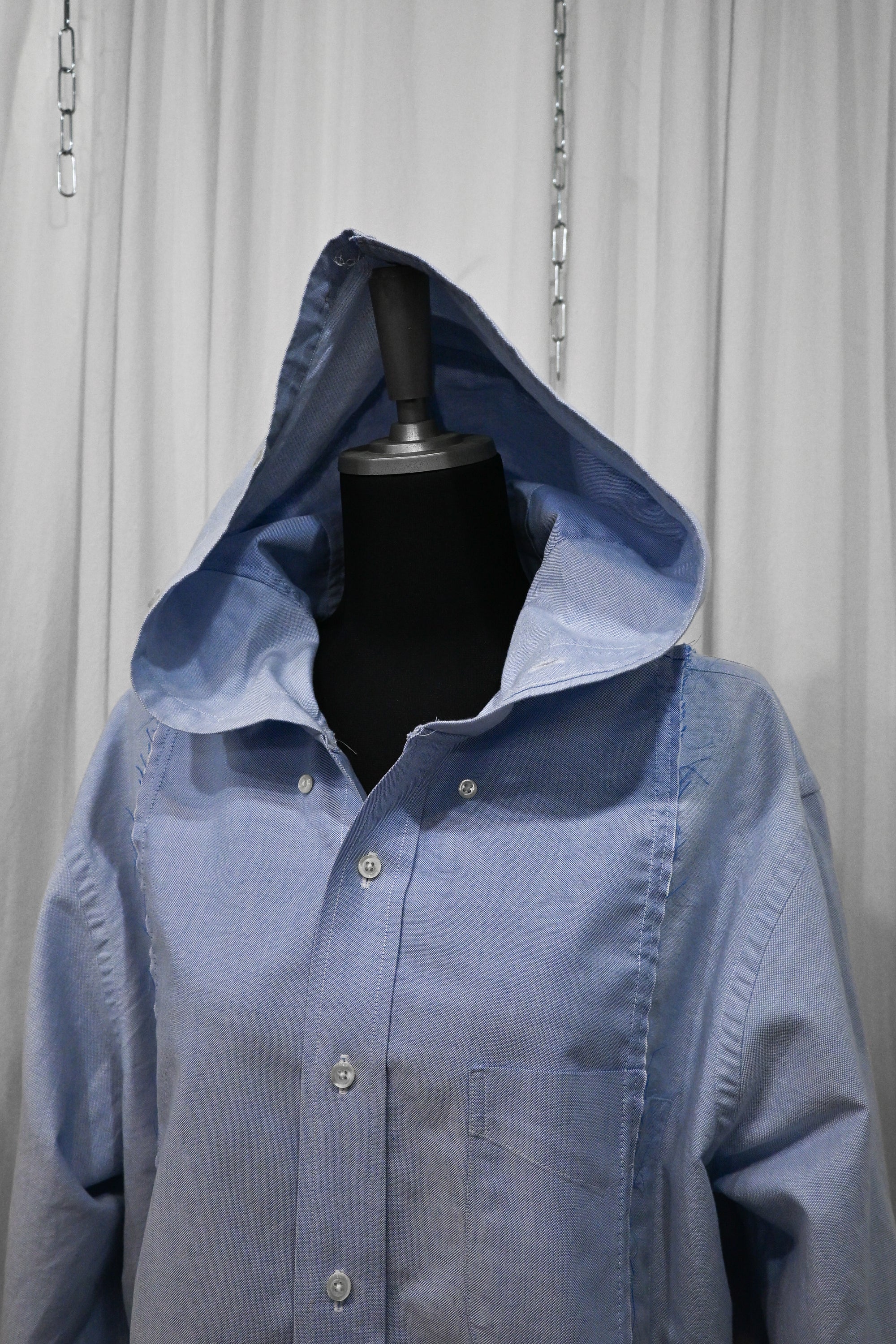 ID26-015-01-F / docking shirt hoodie 【B】