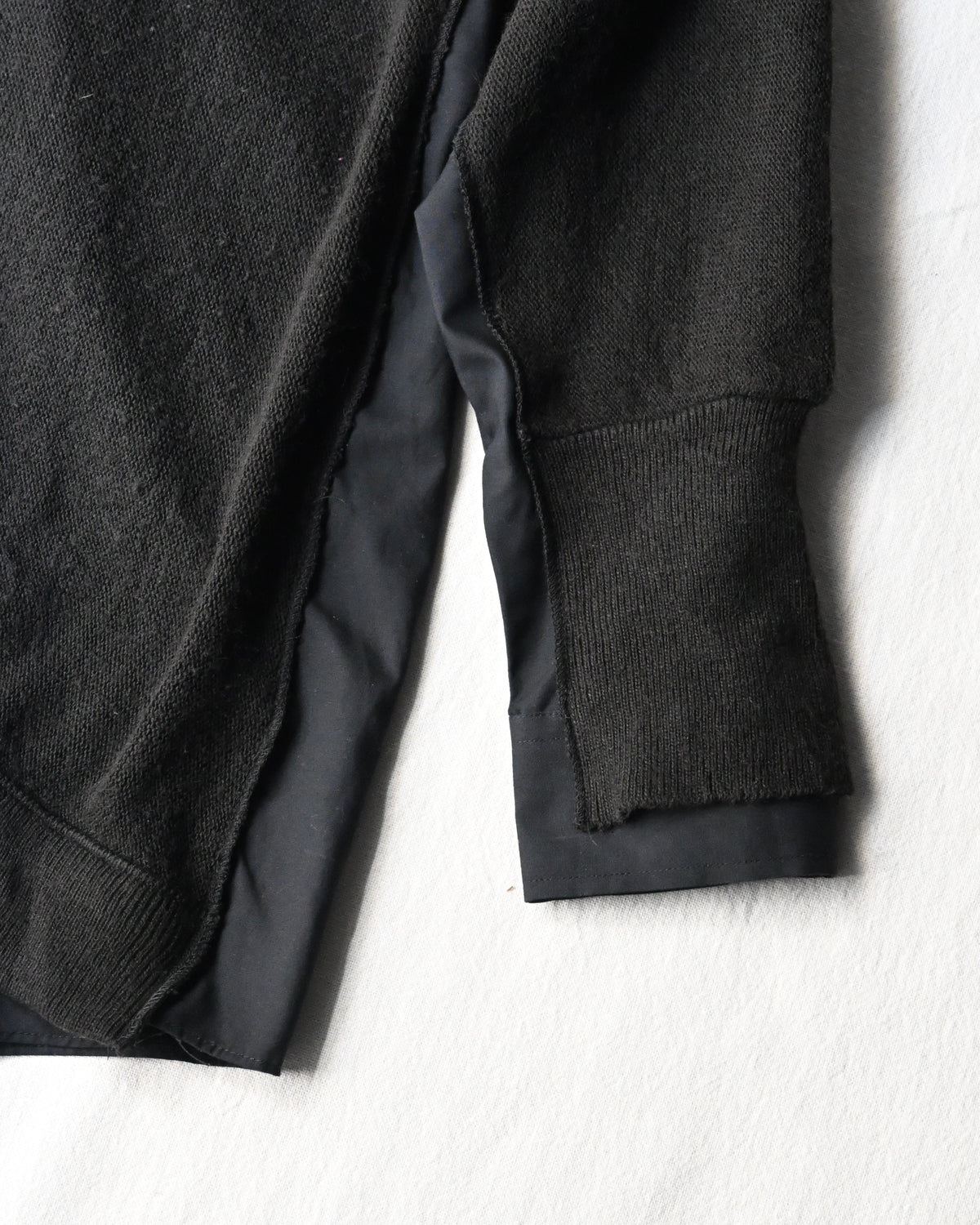 ID26-048-01-F / fake layered cardigan 【B】