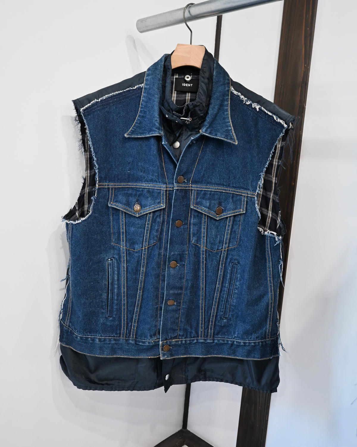 ID26-056-F / fake layered work vest【A】