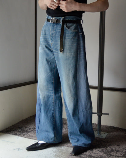 RE-010-18 / curve buggy denim【F】