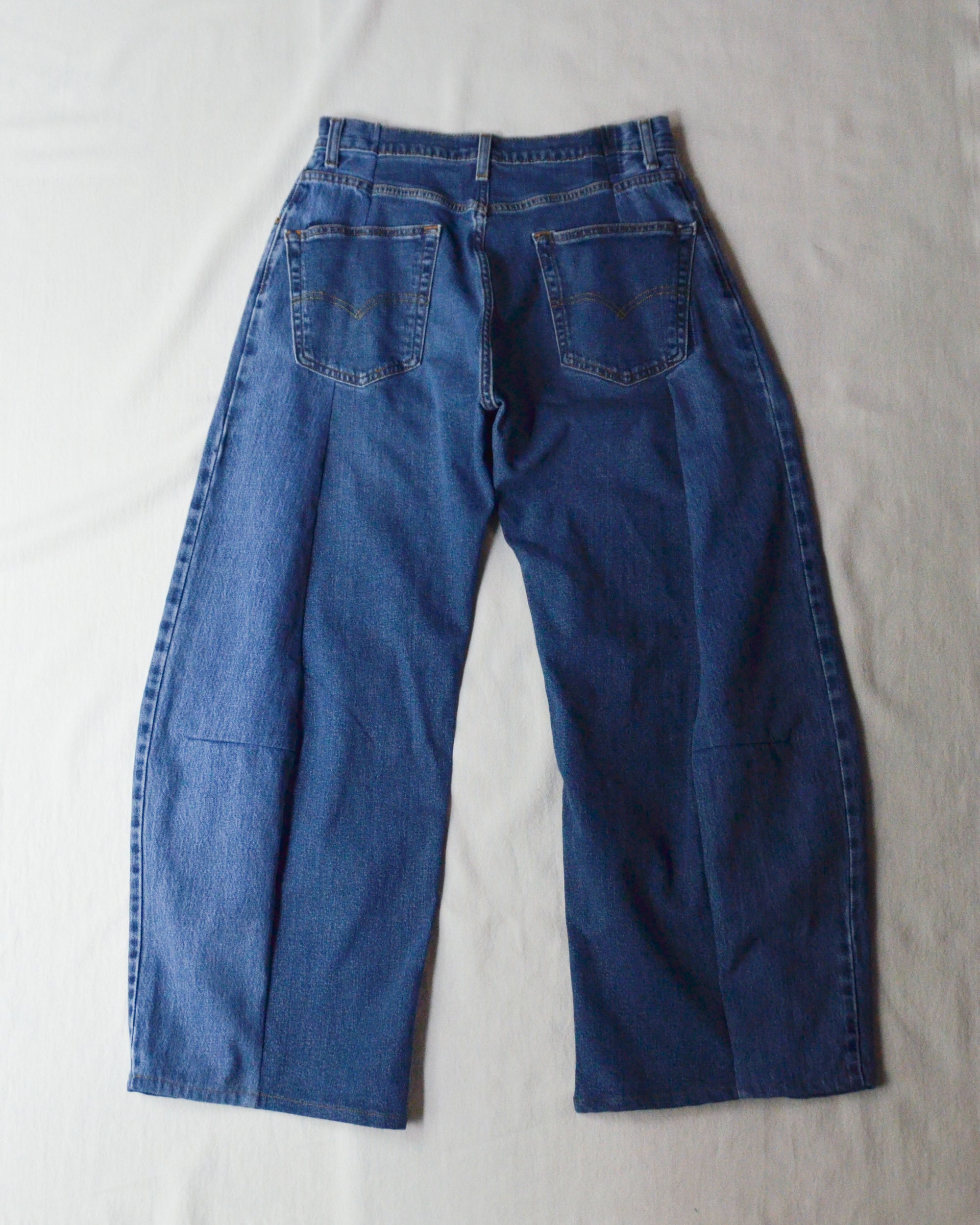 RE-010-18 / curve buggy denim【E】