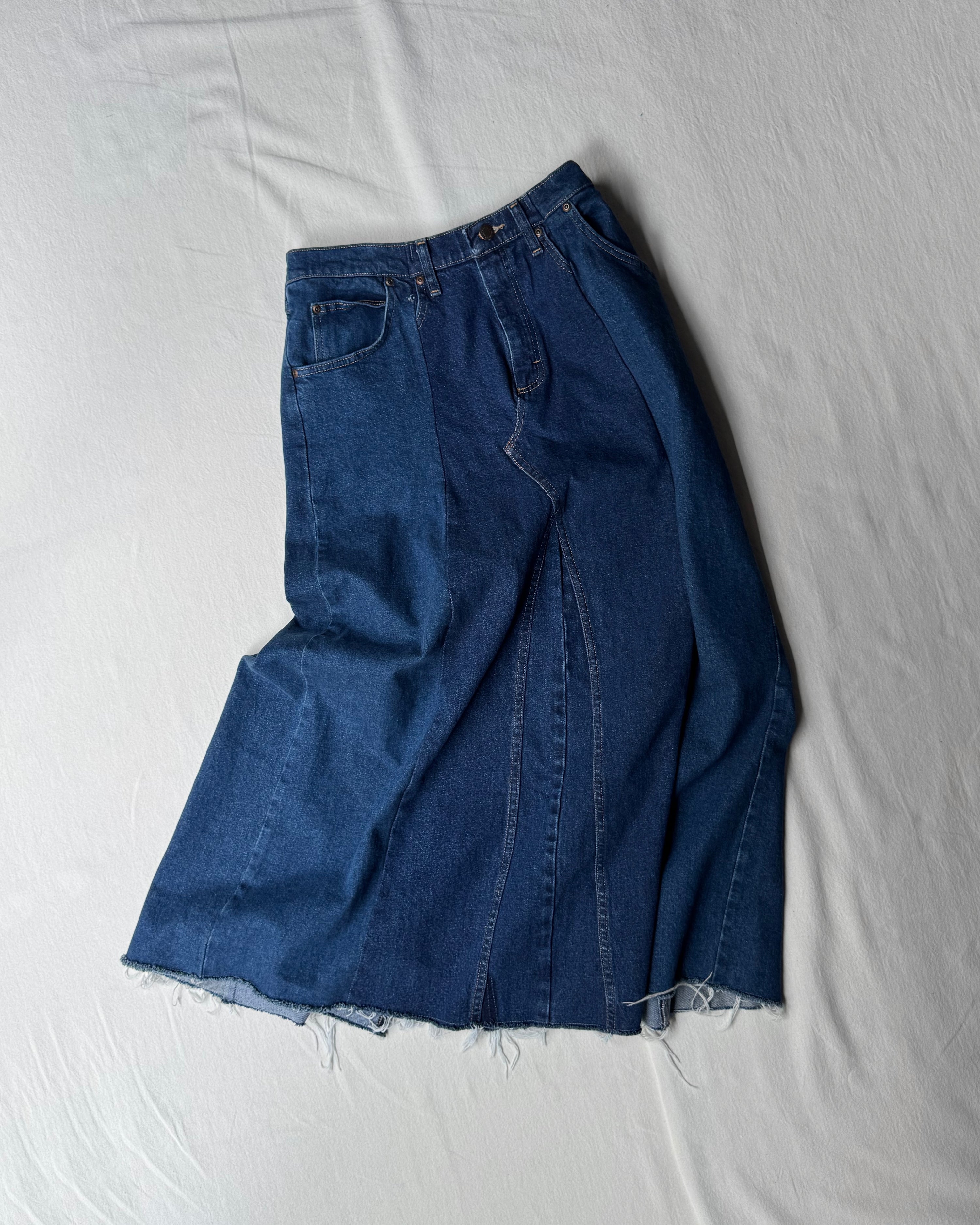 ID25-020-L-01 / rebuild denim skirt【B】
