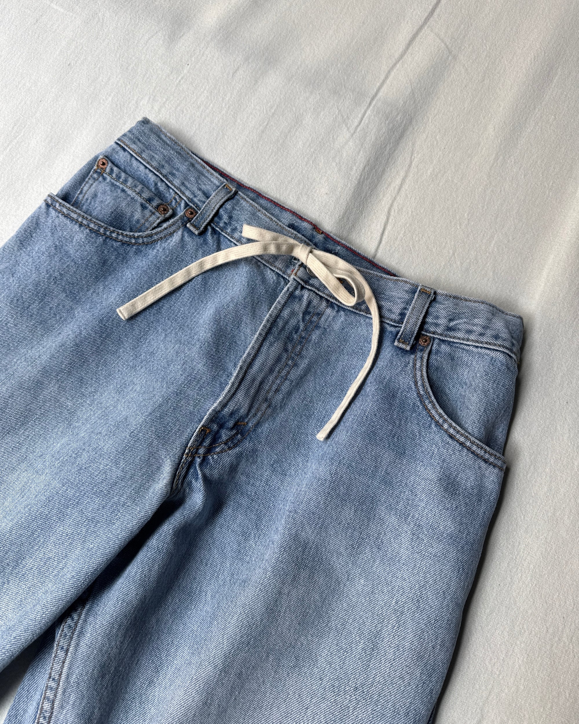 ID25-005-01-F / wide leg easy denim【F】