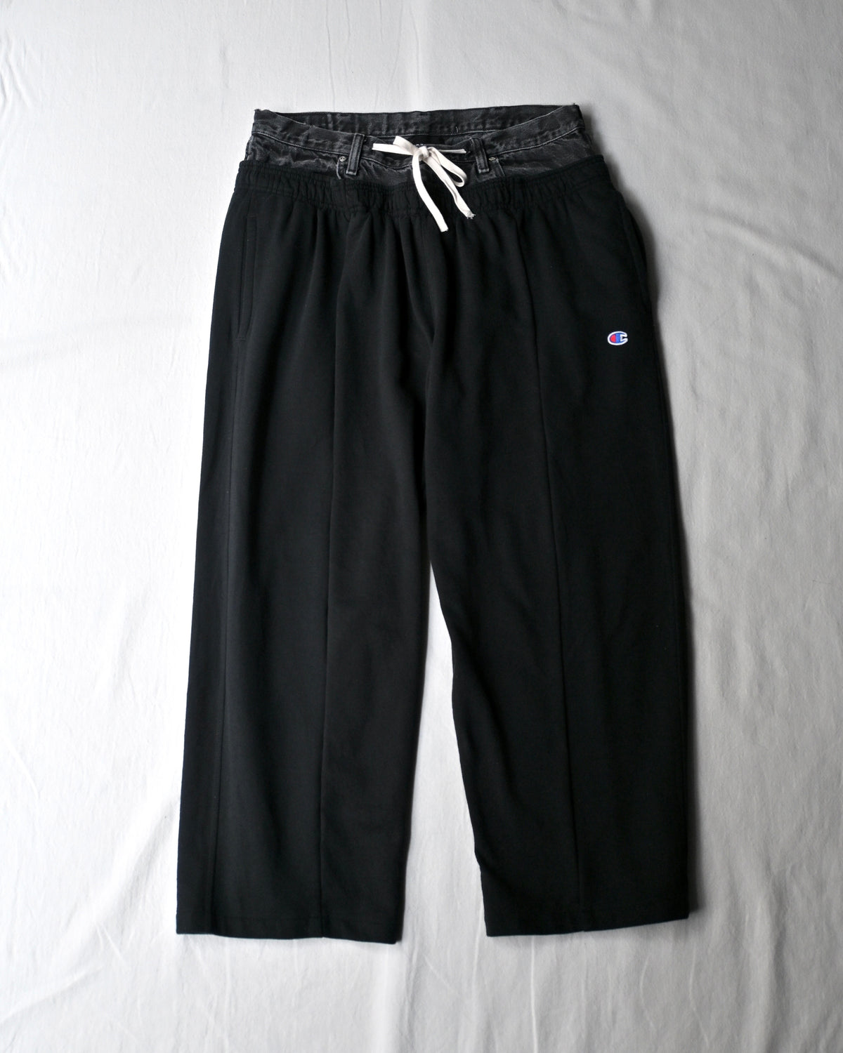 ID26-051-F / double wast wide sweat【B】