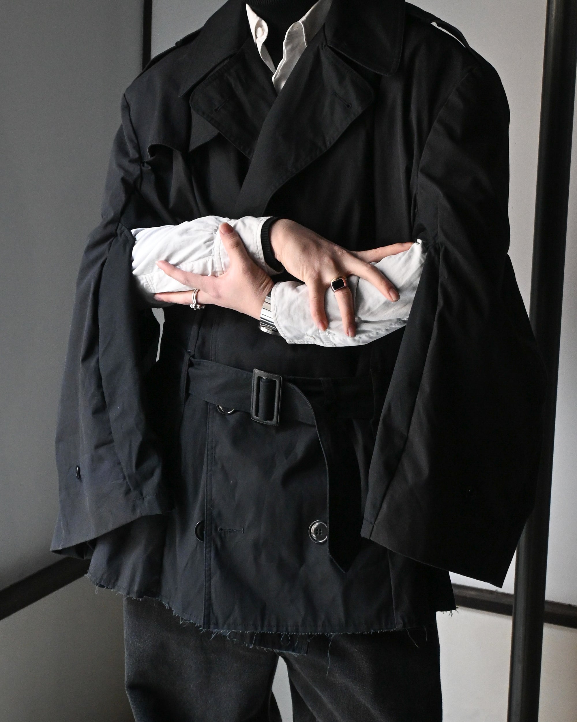 ID26-001-02-F / rebuild trench jacket【C】