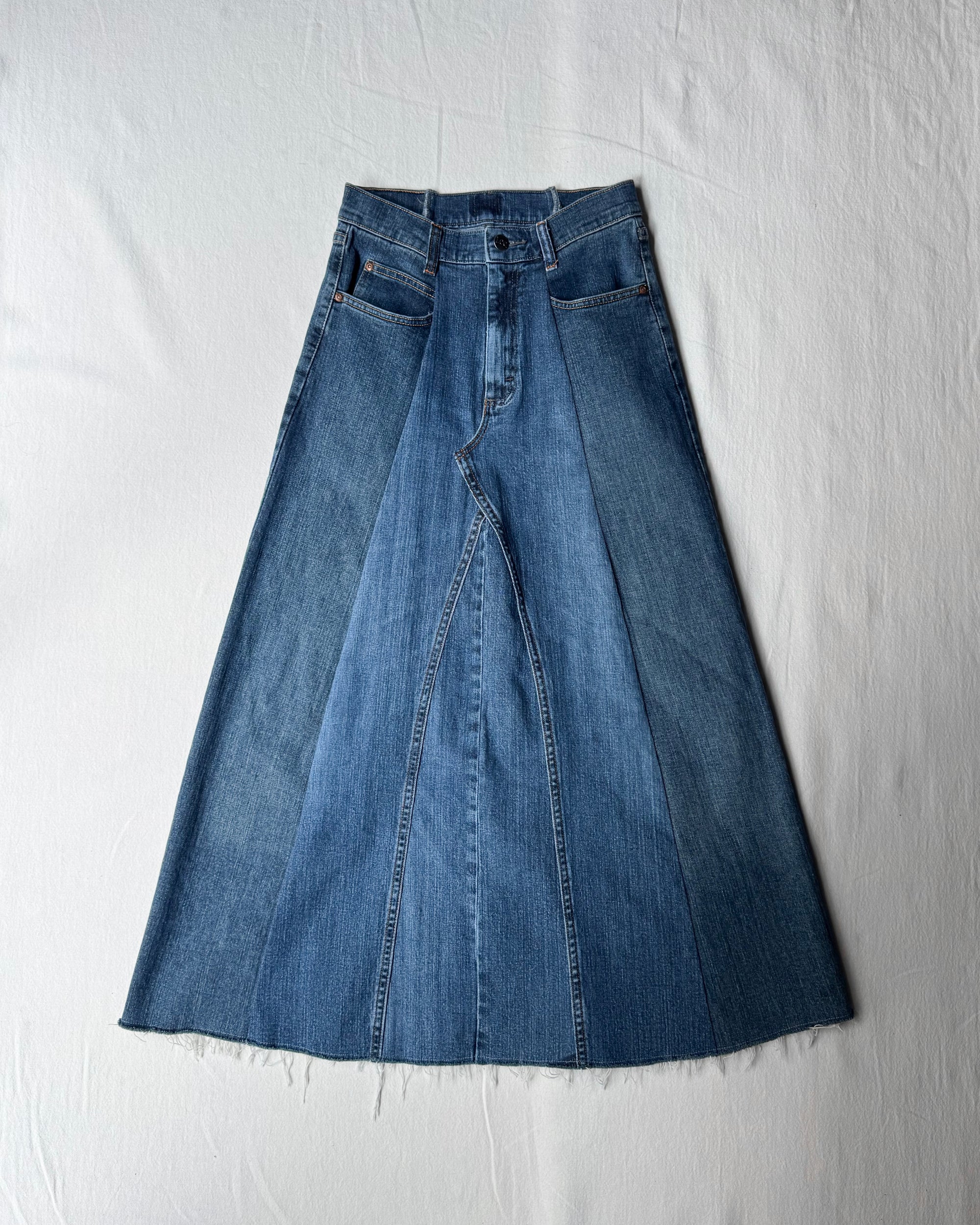 ID25-020 / rebuild denim skirt【A】