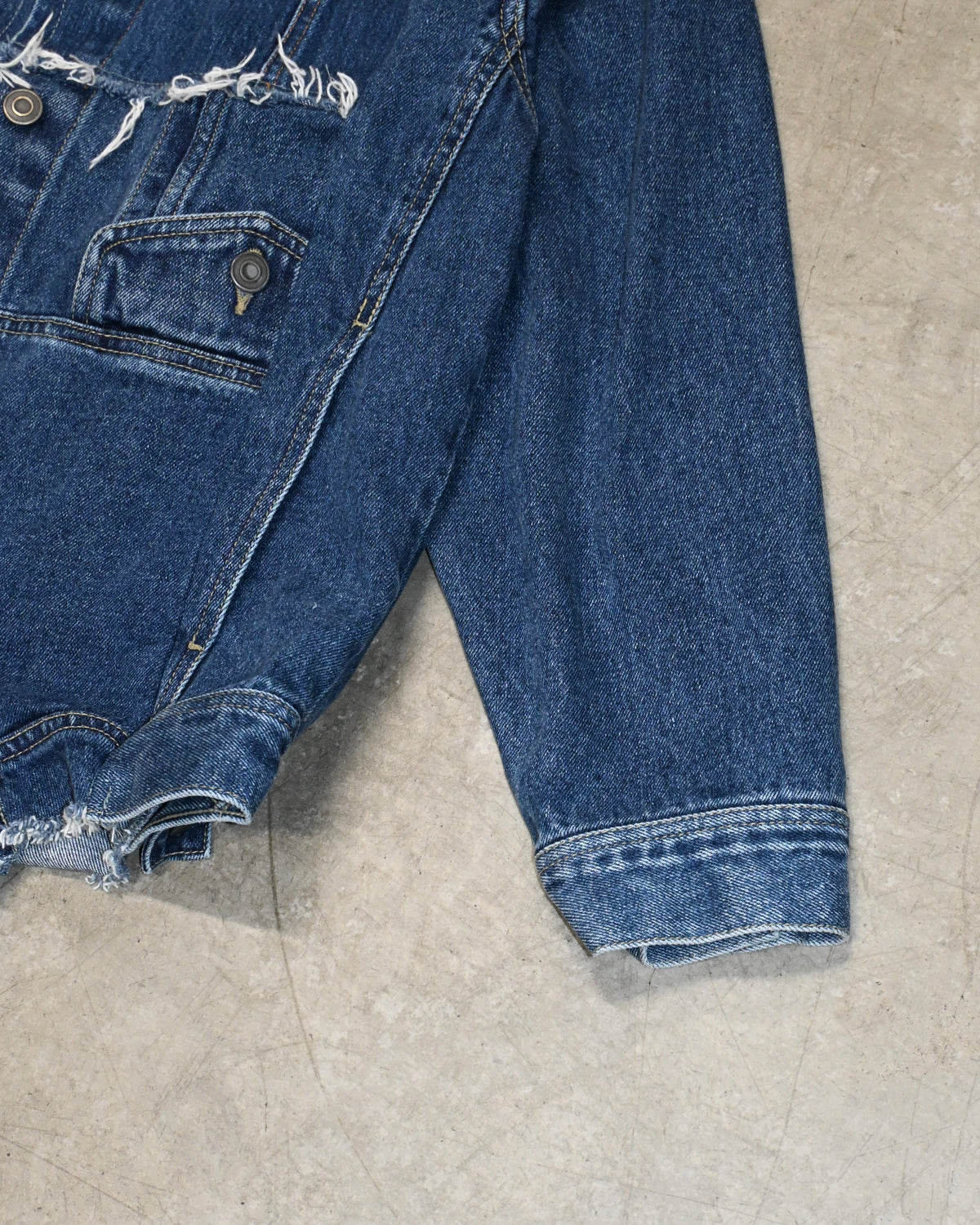 ID26-041-F / mirrored denim jacket【C】