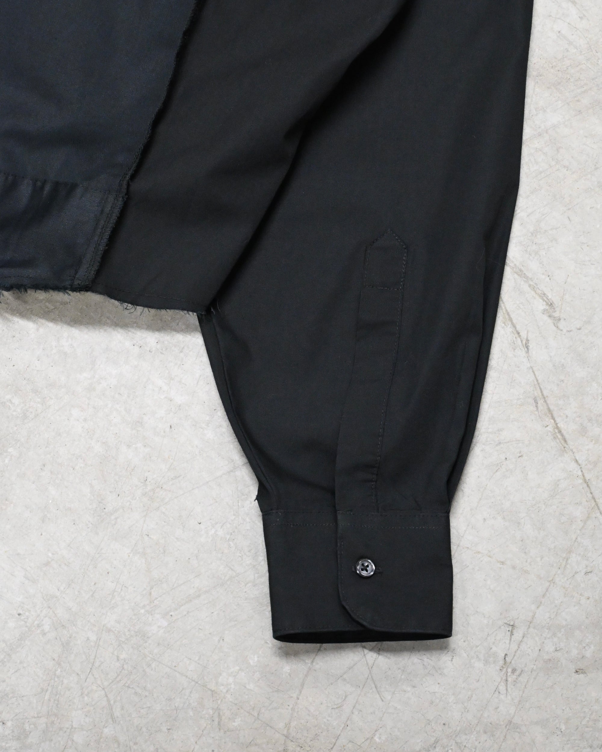 ID26-019-02-F / mirrored zip shirt【B】