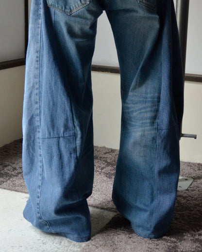 RE-010-18 / curve buggy denim【F】