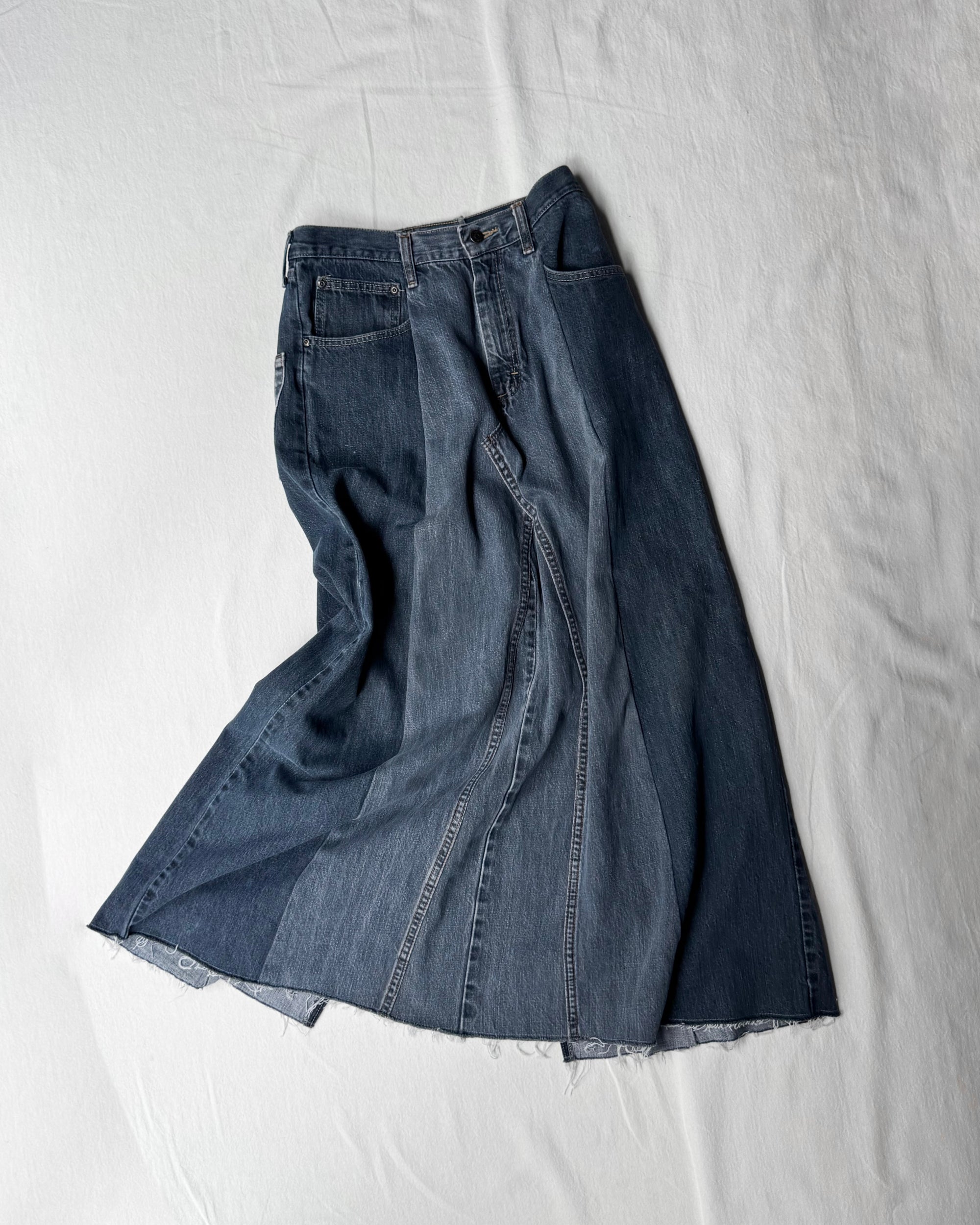 ID25-020 / rebuild denim skirt【C】