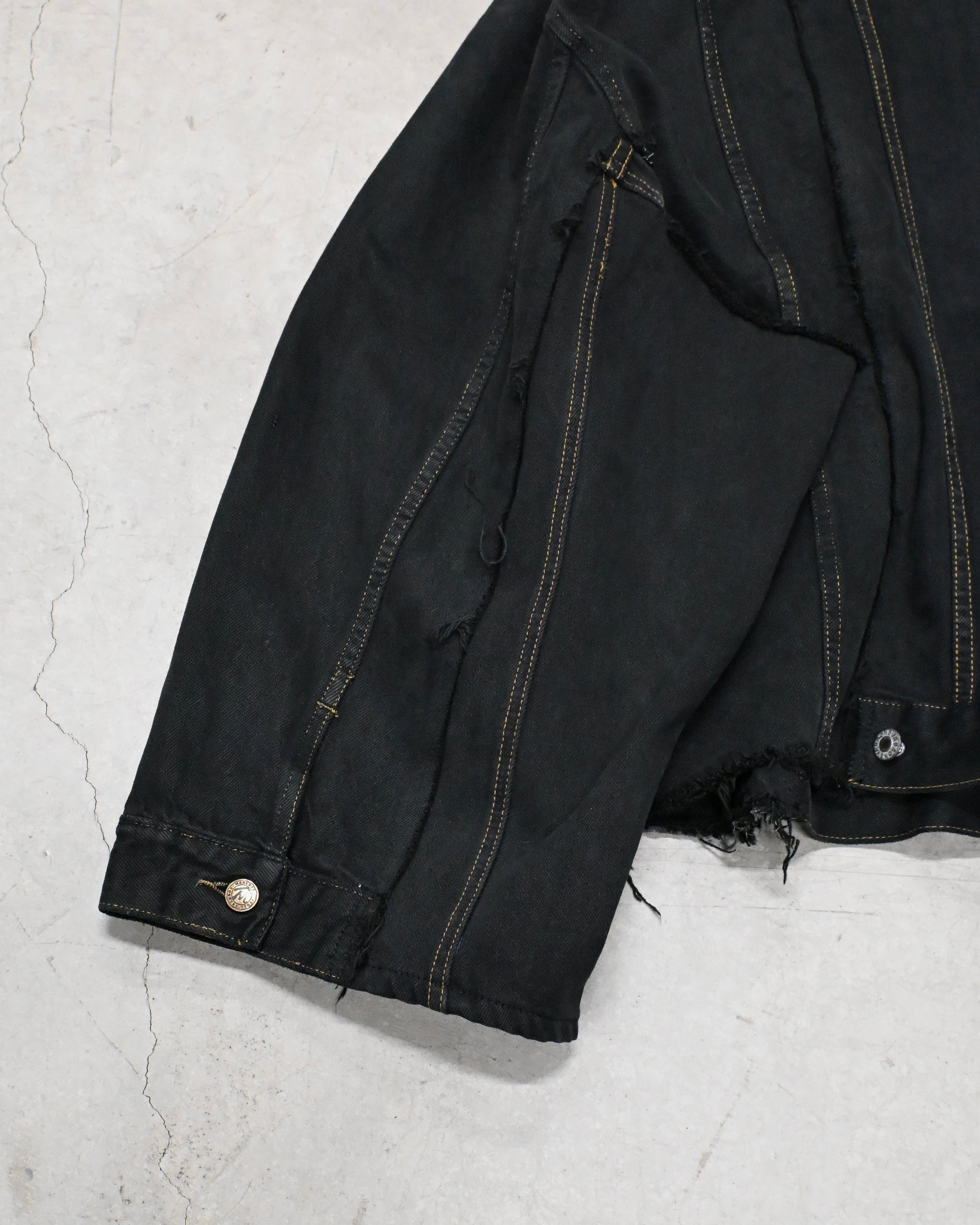 ID-006-06-F / rebuild kimono denim overdyed【A】