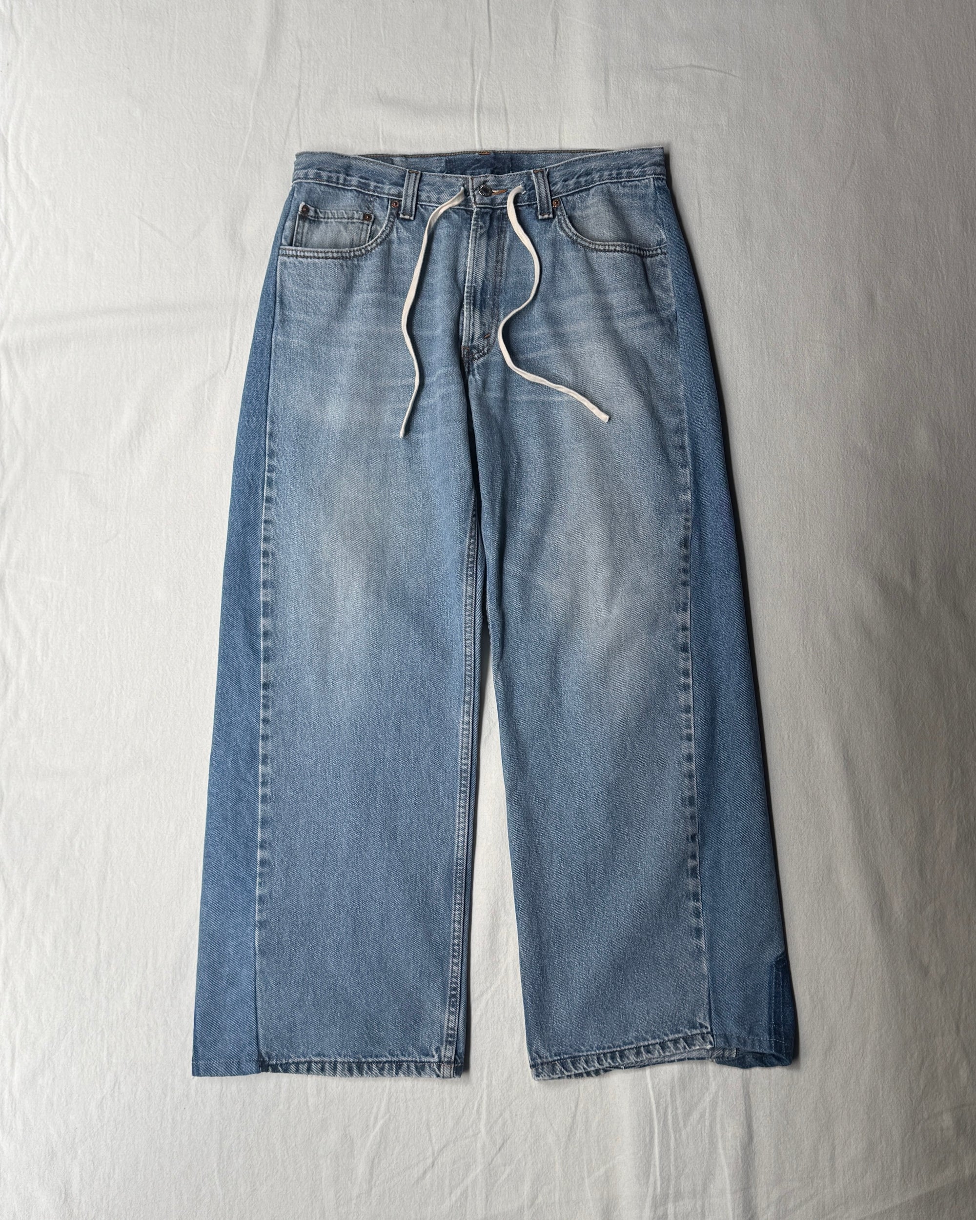 ID25-005-01-F / wide leg easy denim【D】