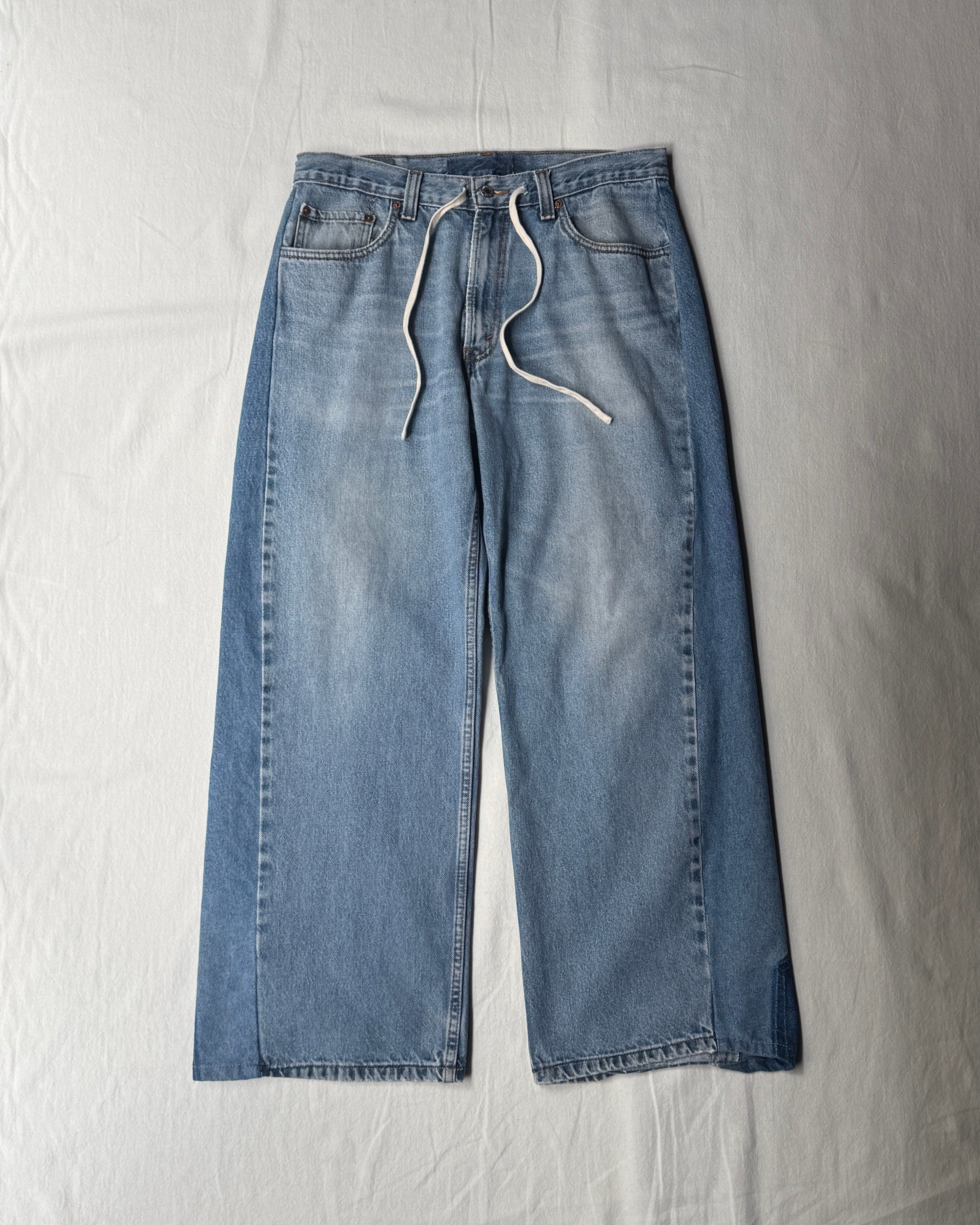 ID25-005-01-F / wide leg easy denim【D】