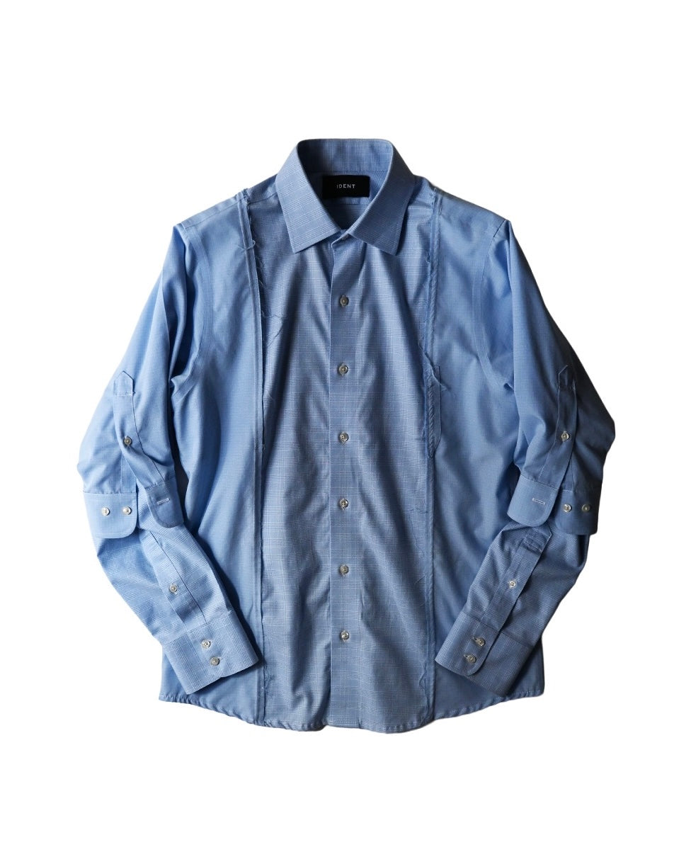 ID26-063-F / layered sleeve shirt 【A】