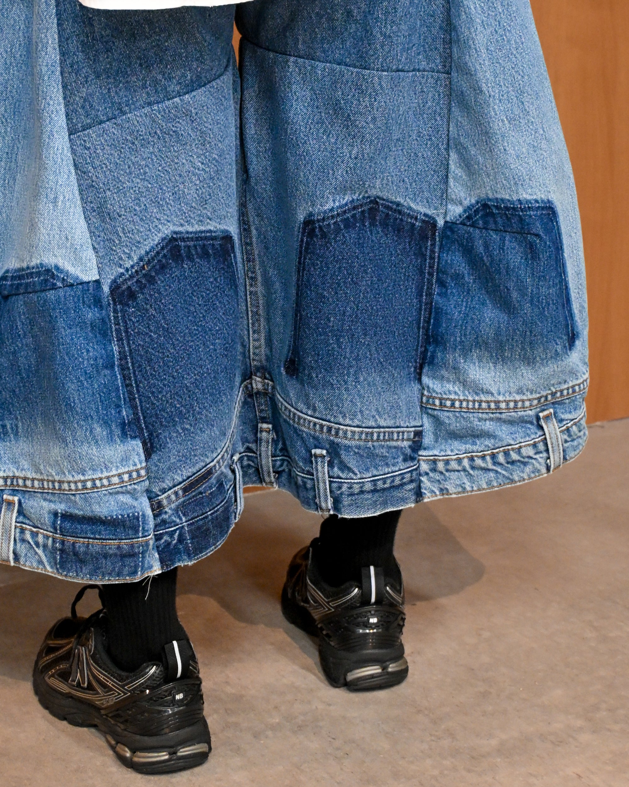 ID26−021-02-F / donut denim pant【A】