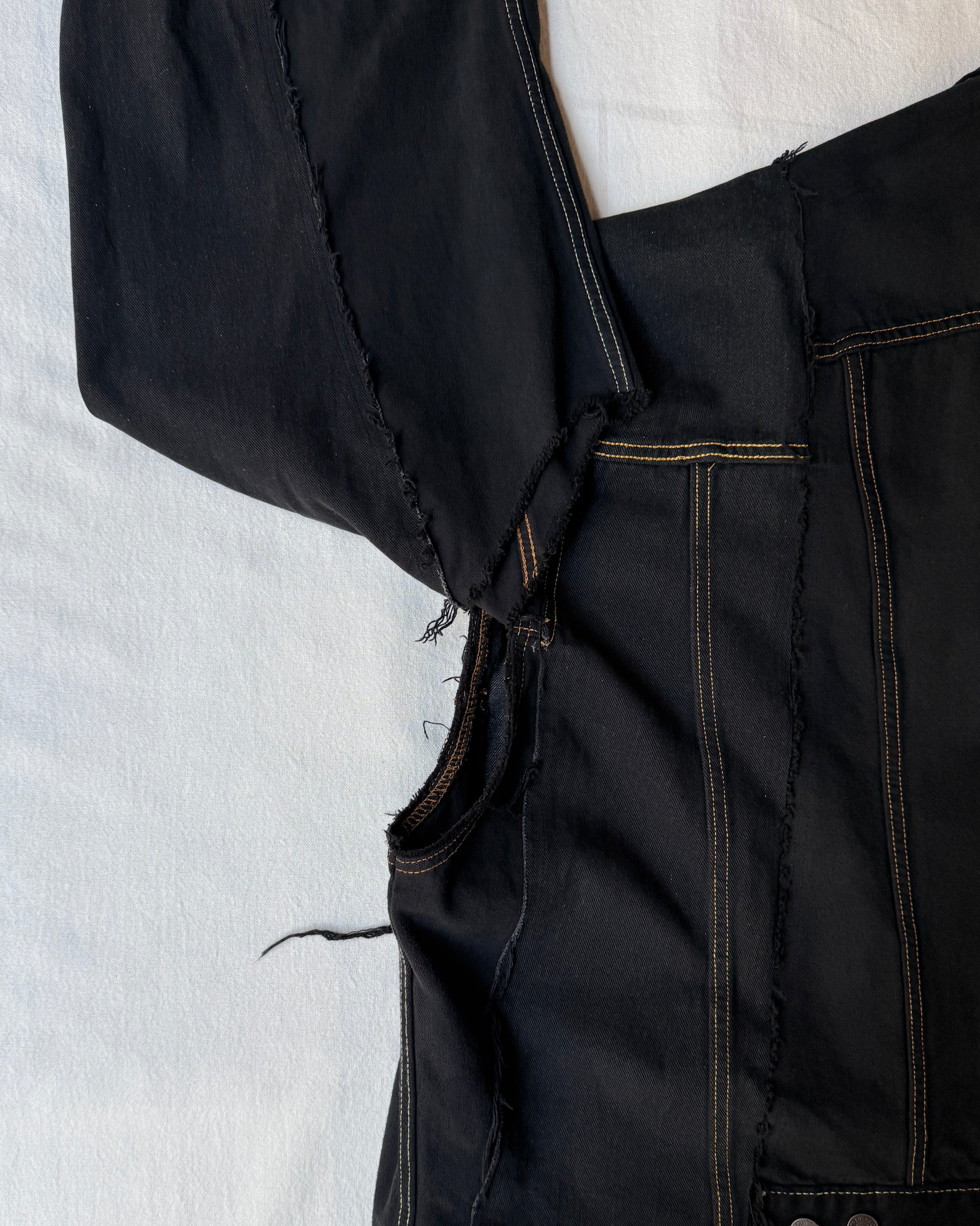 ID-006-F / rebuild kimono denim overdye【A】