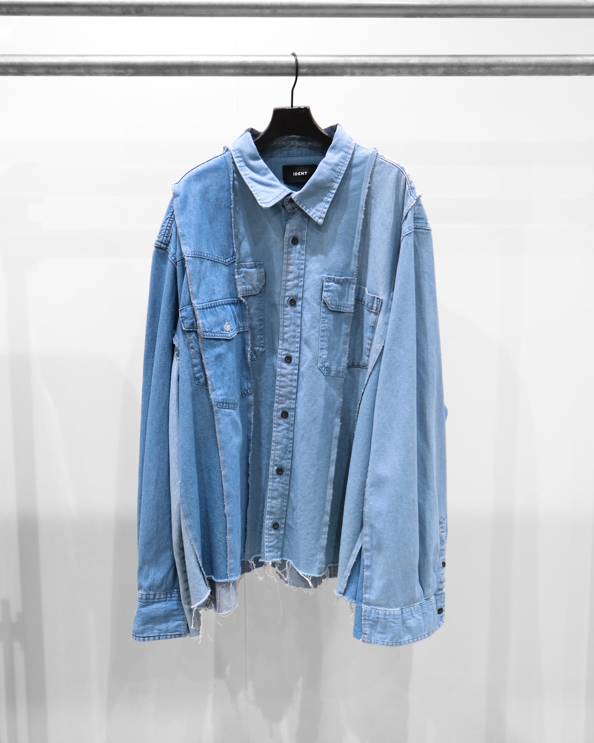 ID25-028-F / docking over denim shirt jacket【D】